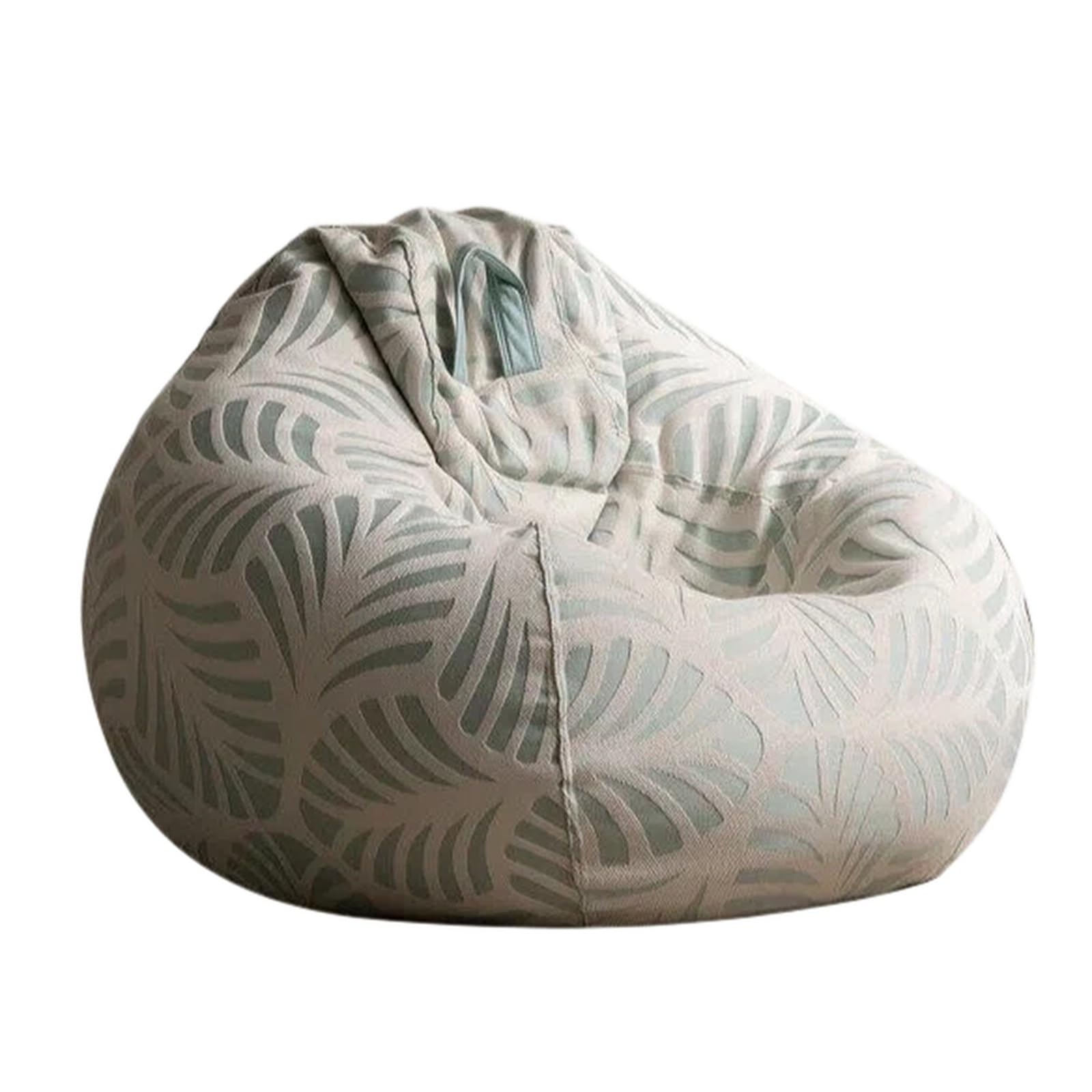 Strona główna Leniwa sofa Tatami Nest Single Lie Home Małe mieszkanie Krzesło wypełnione fasolą Worek fasoli(Green,Średni)