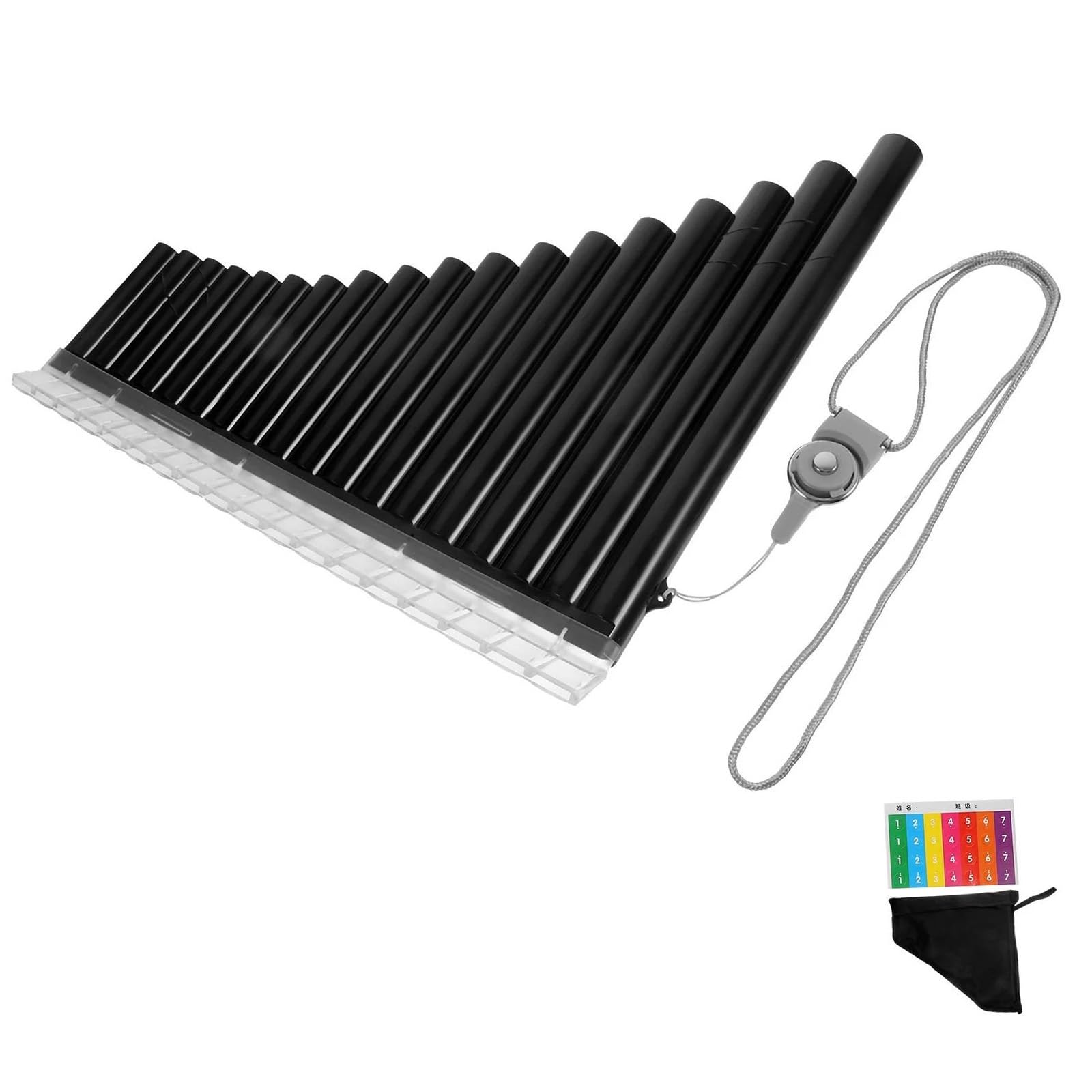 Professional Pan Flute 18-pipe Pan Flute Chinese Musical Instruments Portable Panpipe