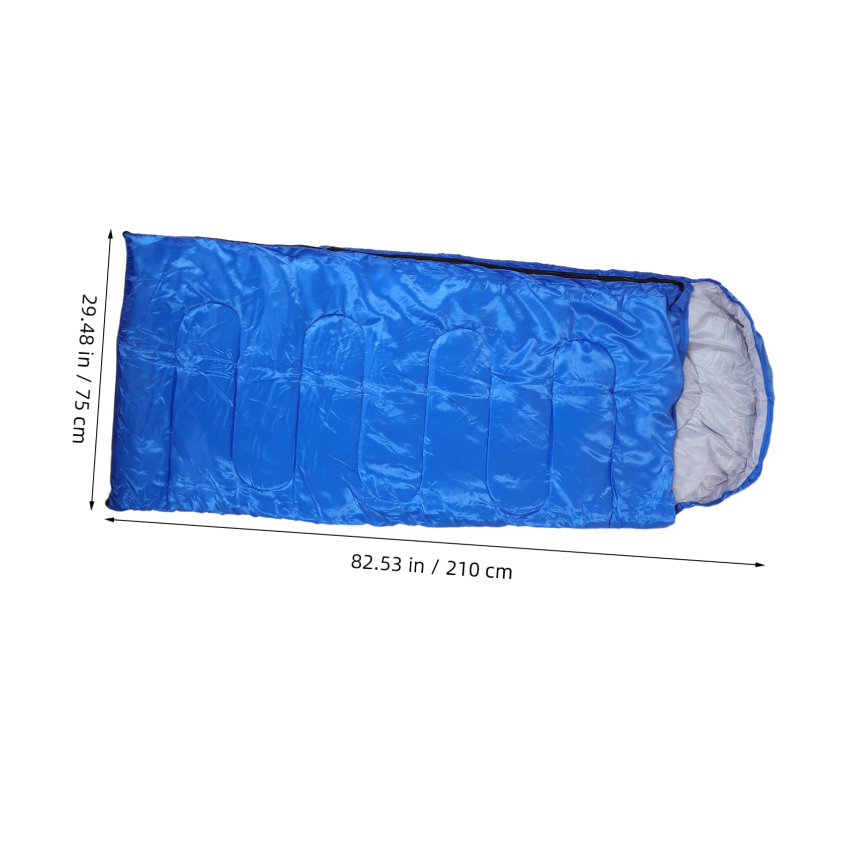 HEMOTON Polyester Sleep Sack Cold Weather Sleeping Bag Wide Lightweight for Camping Hiking Outdoor Activities