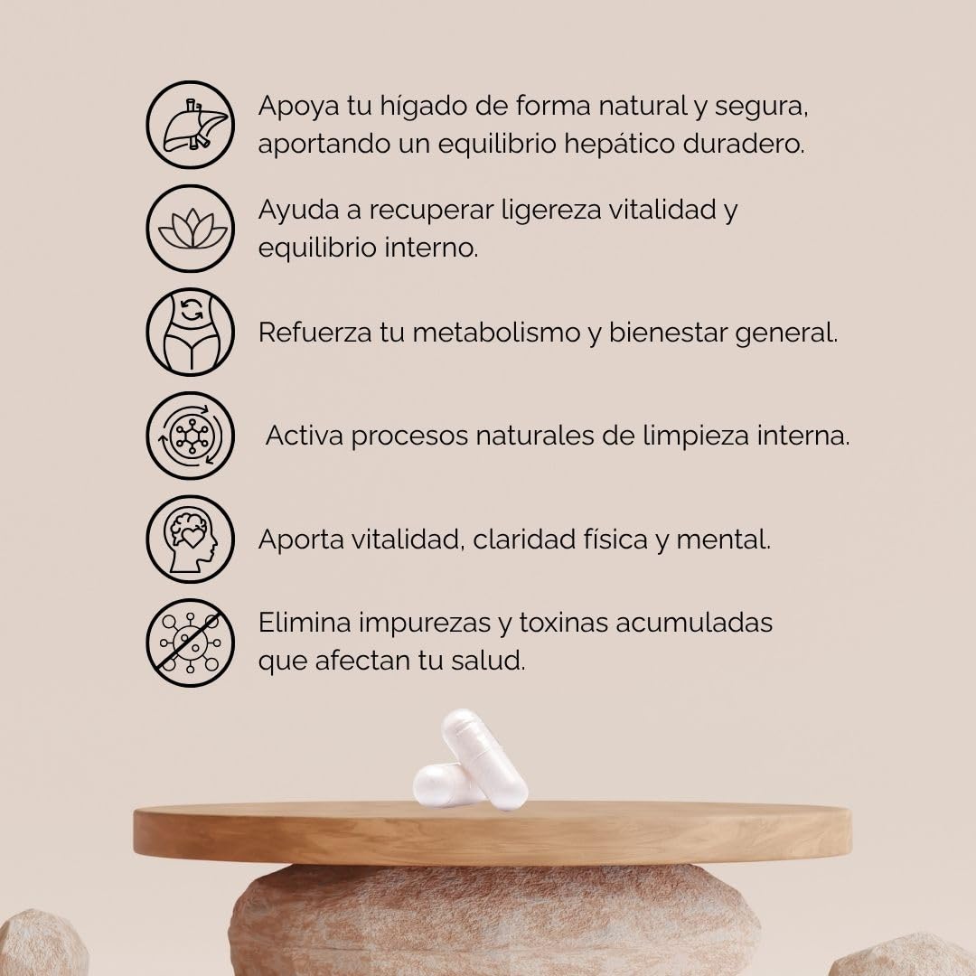 Zeruiah - Restore Boost Complemento Alimenticio para 1 Mes | con Coenzima Q10 y Vitamina B6 Detox Hepático para Más Energía y Soporte Metabólico 60 cápsulas