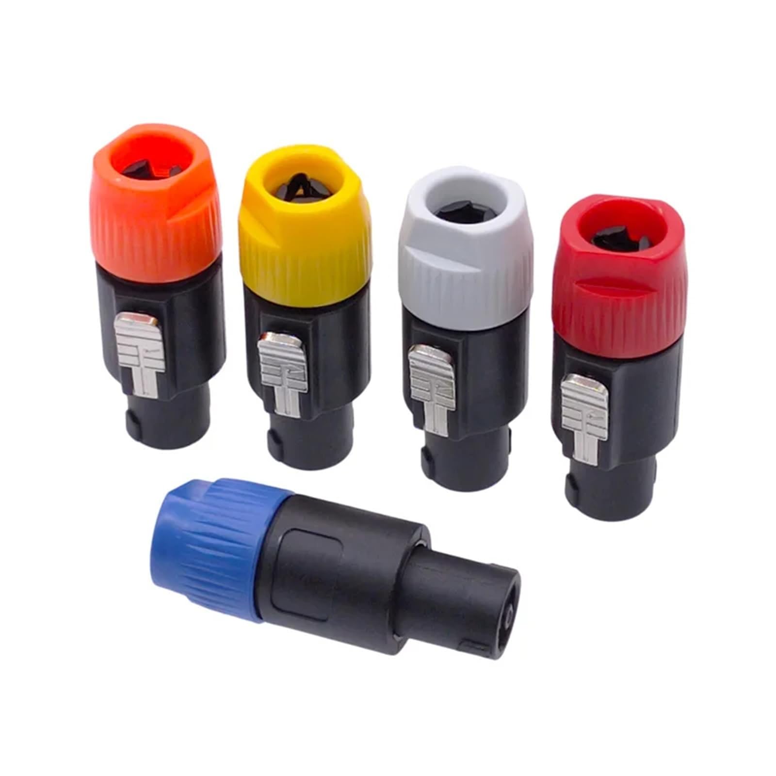 Złącza Speakon 4-biegunowe męskie złącze głośnika audio Powercon 1 szt. (T-Red)