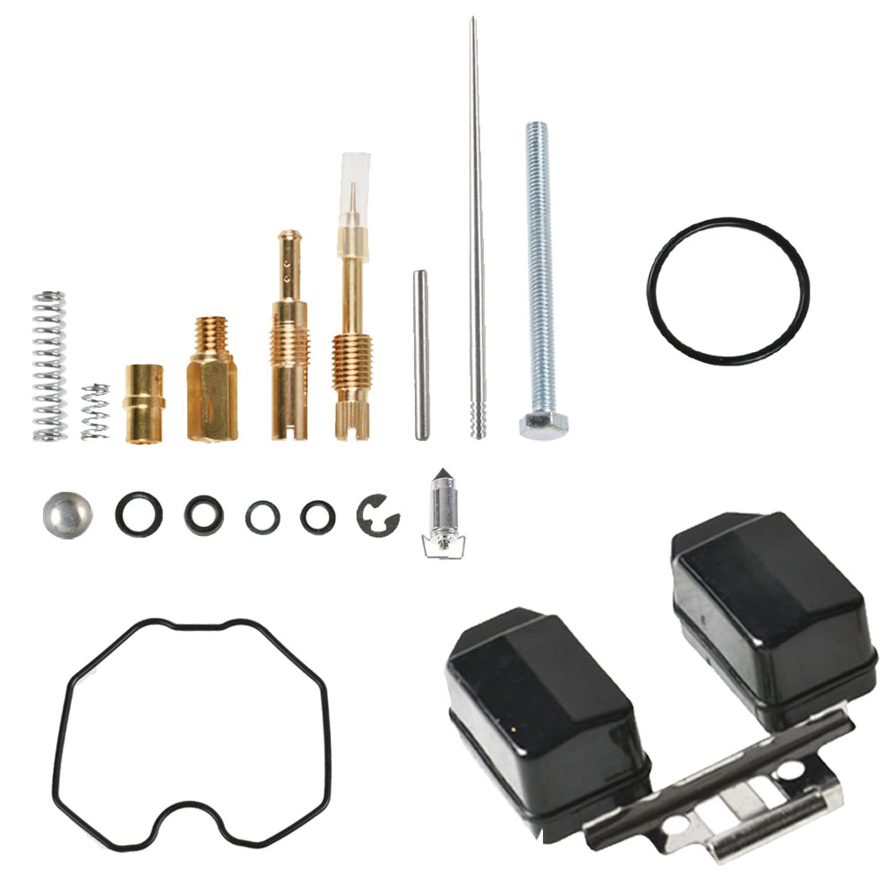 WFLNHB Carburetor Carb Rebuild Repair Kit and Float Replacement for Honda XR400R 1998-2004 Jets