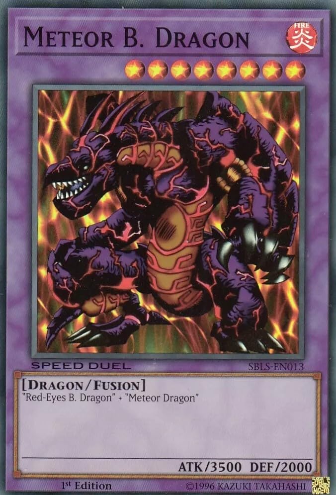 SBLS-EN013 1st Edition Meteor B. Dragon Trading Card