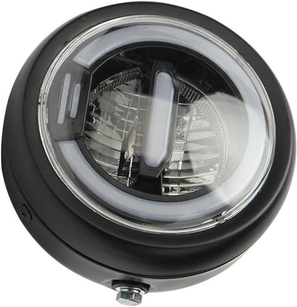 に適合する ヤマハ用 ユニバーサル ラウンドヘッドライト バイク用 LED ヘッドライト