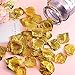 IXIGER Rose Petals,1000 Pcs Artificial Rose Petals,Gold Rose Petals,Artificial Silk Rose Petals Unscented Non-Woven Flower Petals for Wedding Propose Romantic Party Event Decoration(Gold)