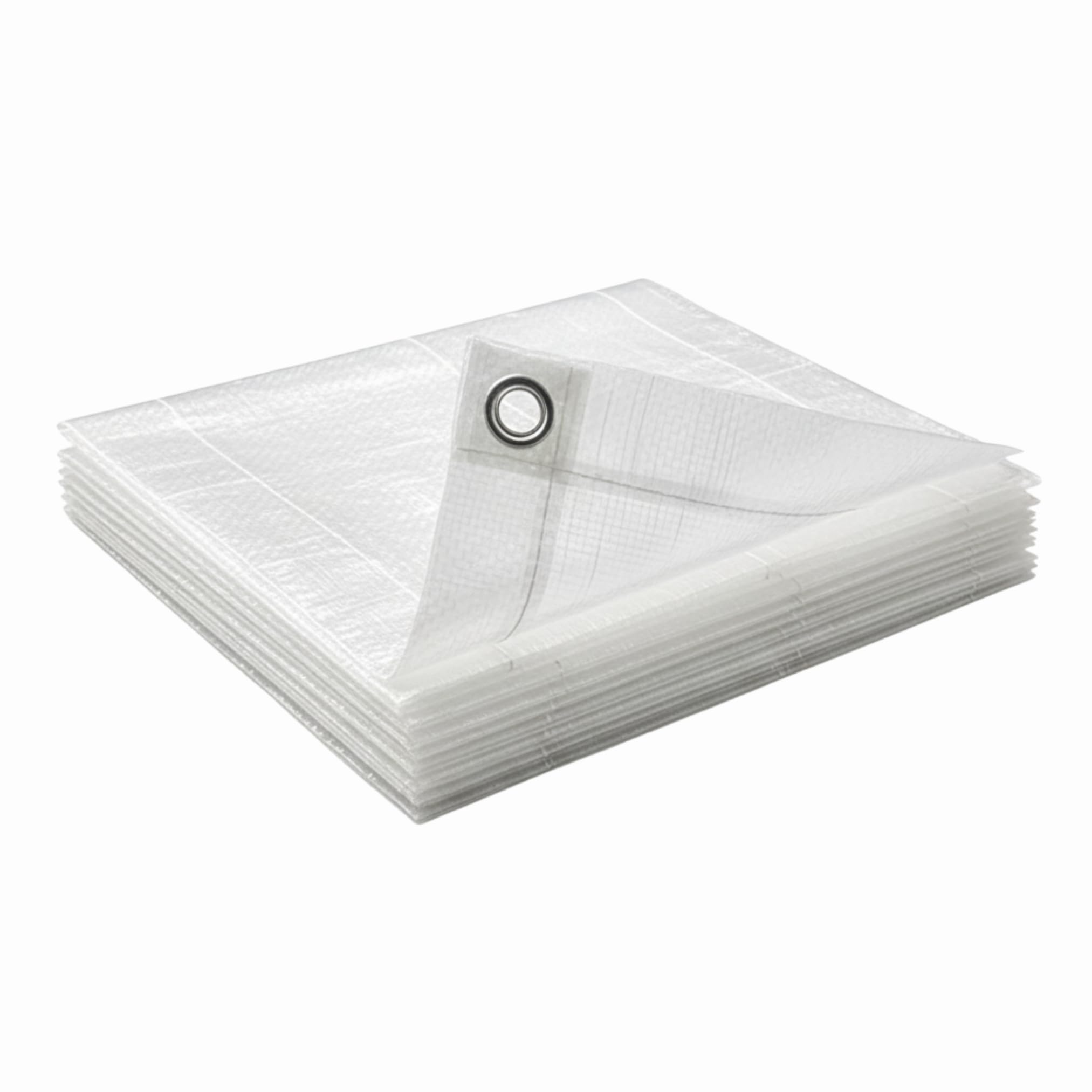 250 GSM HDPE Tarpaulin 6 X 9 Feet I Heavy-Duty Waterproof Non-Filler Sheet for Car Parking Shed, Tin Shed, Bike Cover, Outdoor Rainproof Tent, Garden, (Transparent)-picture-35