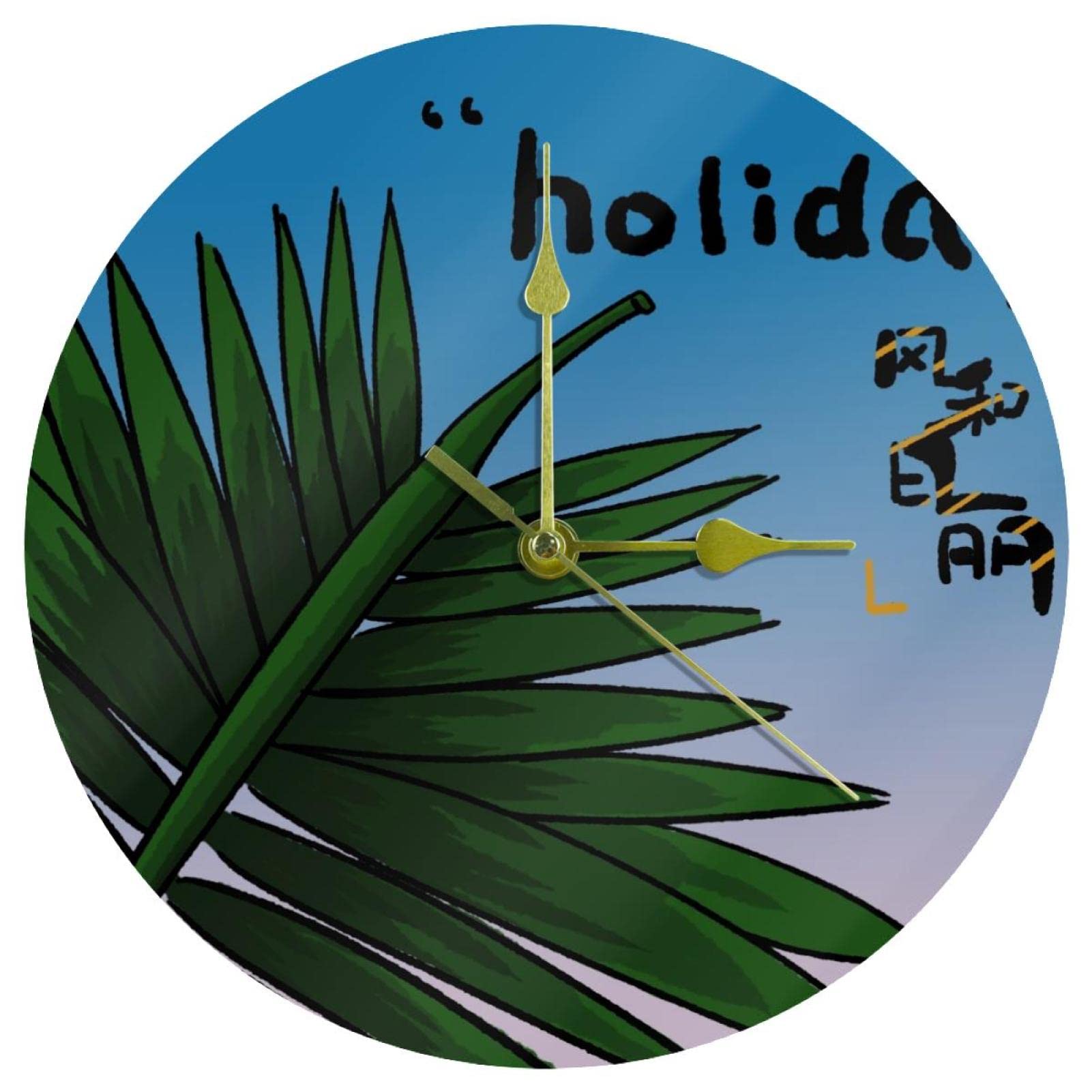 Horloge murale silencieuse en acrylique pour éliminer le tic-tac du bureau