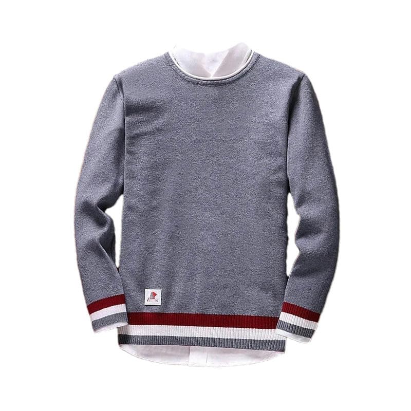 Pull en tricot coréen pour homme idéal pour un look élégant en automne