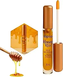 Lip Oil, Honey Kiss, Gloss Hidratante com Extrato de Mel e Pantenol, 5ml - Maquiagem Dapop