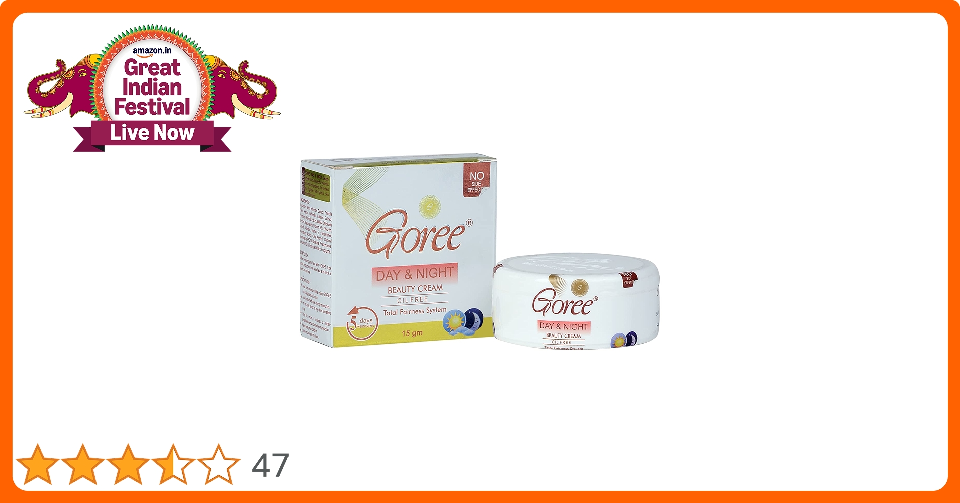 Goree Day & Night Cream 14個入り Goree Day & Night Cream 14個入り Goree Day & Night Face