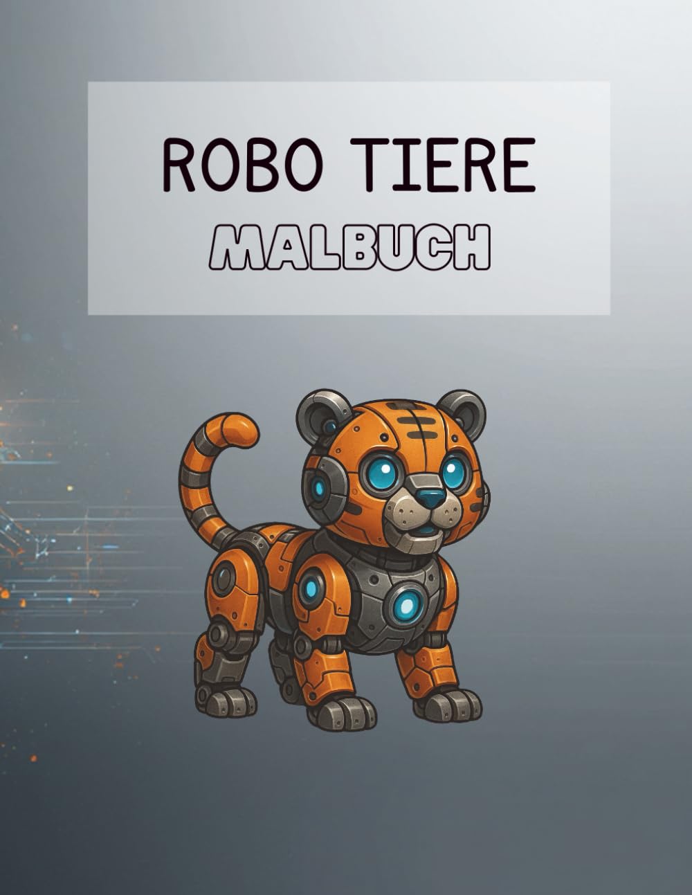 Ausmalbuch Robo Tiere