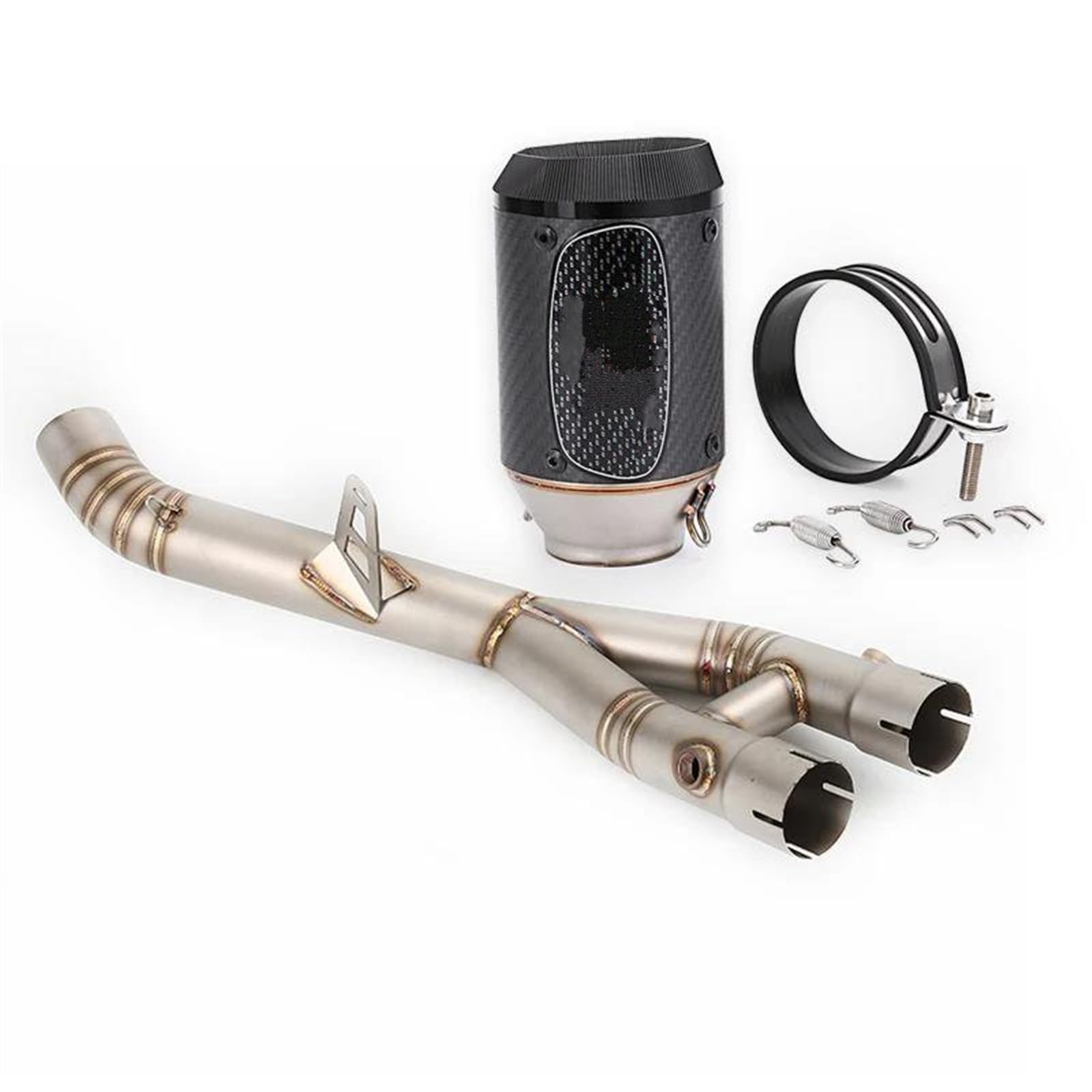 Silencieux échappement 61mm carbone pour réparer la ligne Yamaha R1 - 5