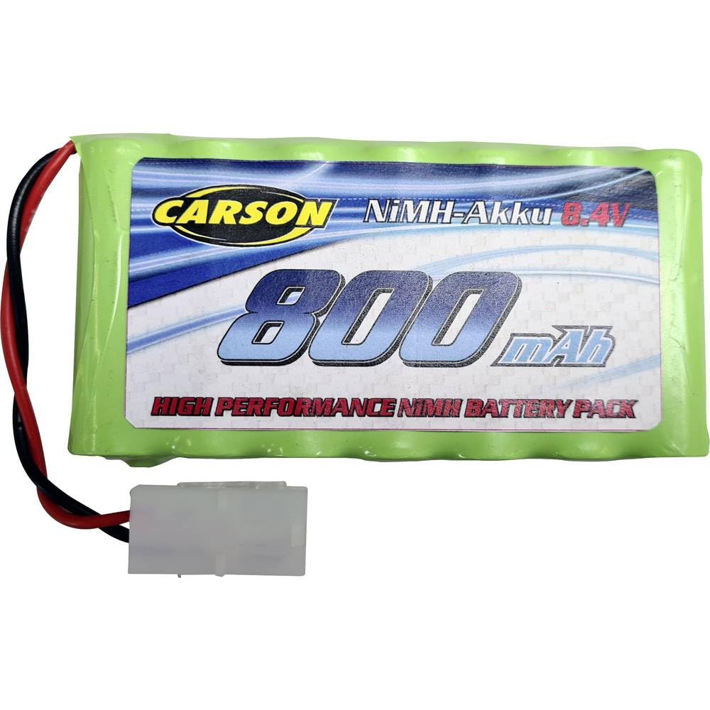 Carson 500608264 NiMh Battery 8.4 V/800 mAh – Replacement Battery, RC Battery, Accessories for RC Vehicles, Replacement Battery for RC Models