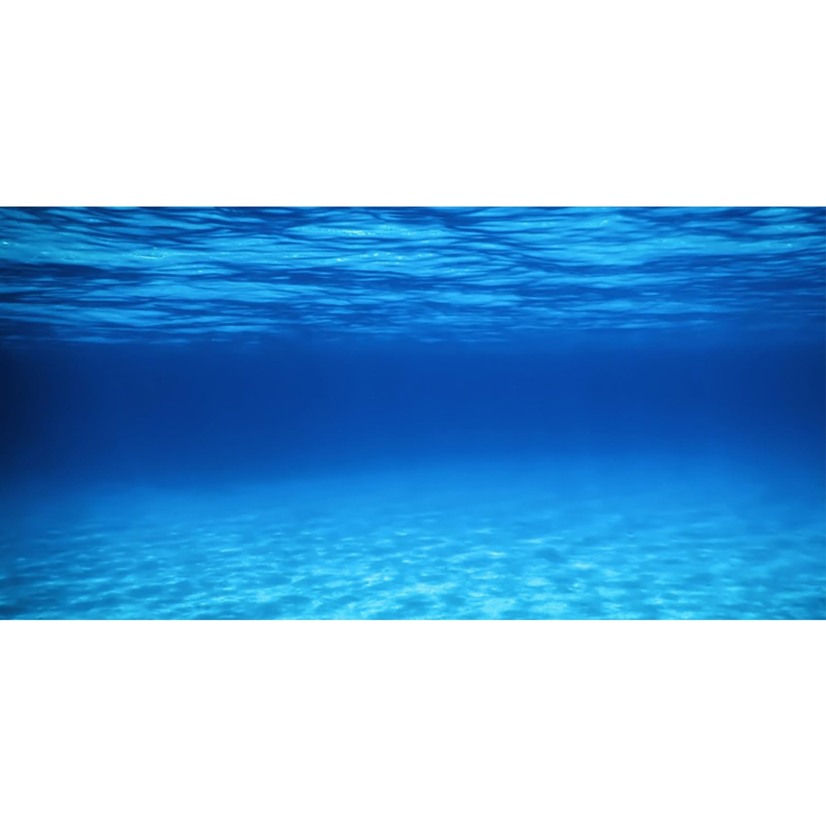 MIRRORANG 180x46cm Underwater Fish Tank Poster Background Blue Ocean Aquarium Background Decoration for Fish Tank — image 1