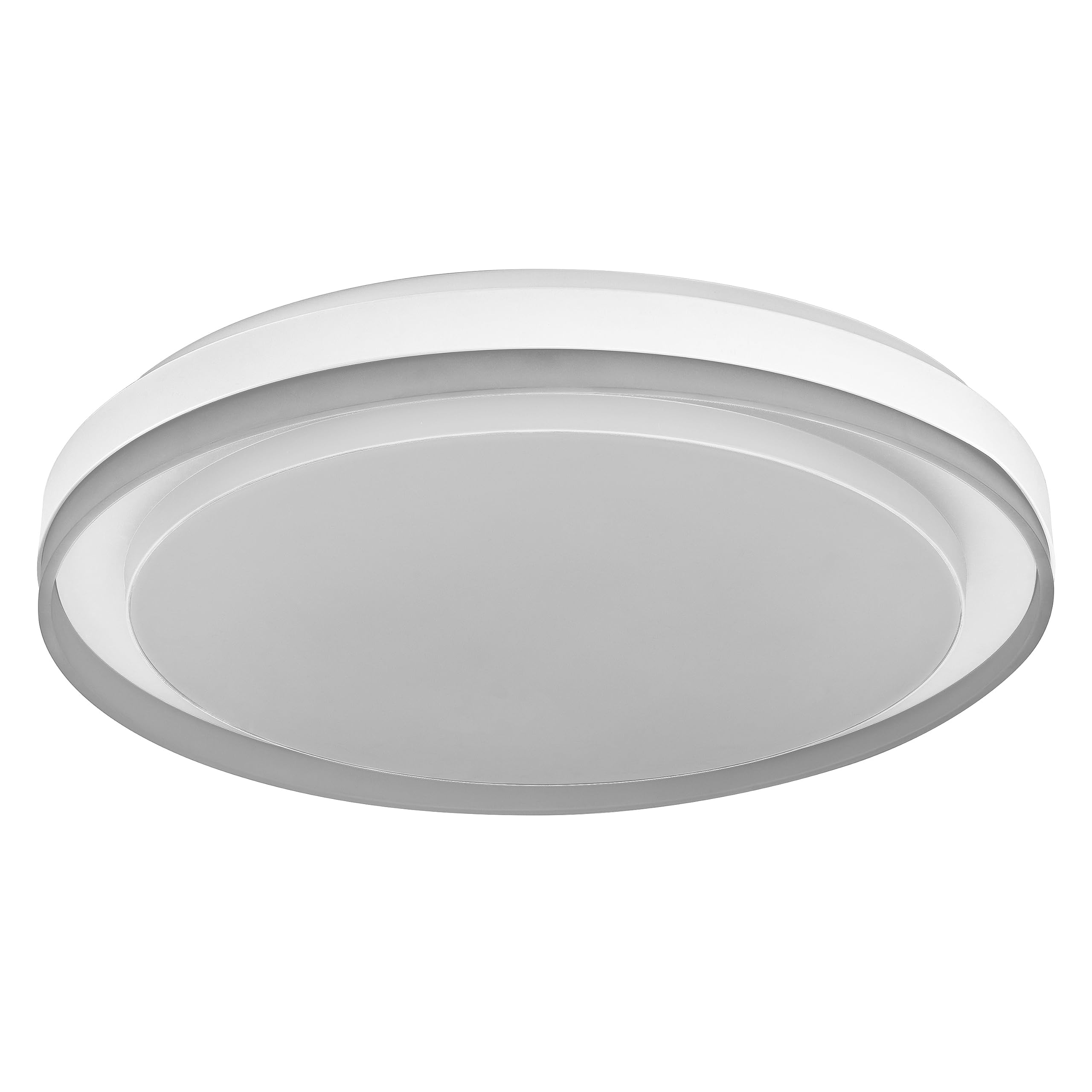 LEDVANCE SMART + WIFI LED Deckenleuchte, weiß, 32W, 3400lm, Weißlichtfunktion, dimmbar, dynamischer Magic-RGB Lichteffekt, lange Lebensdauer, einfache Montage, App-steuerbar, 2700-6500K