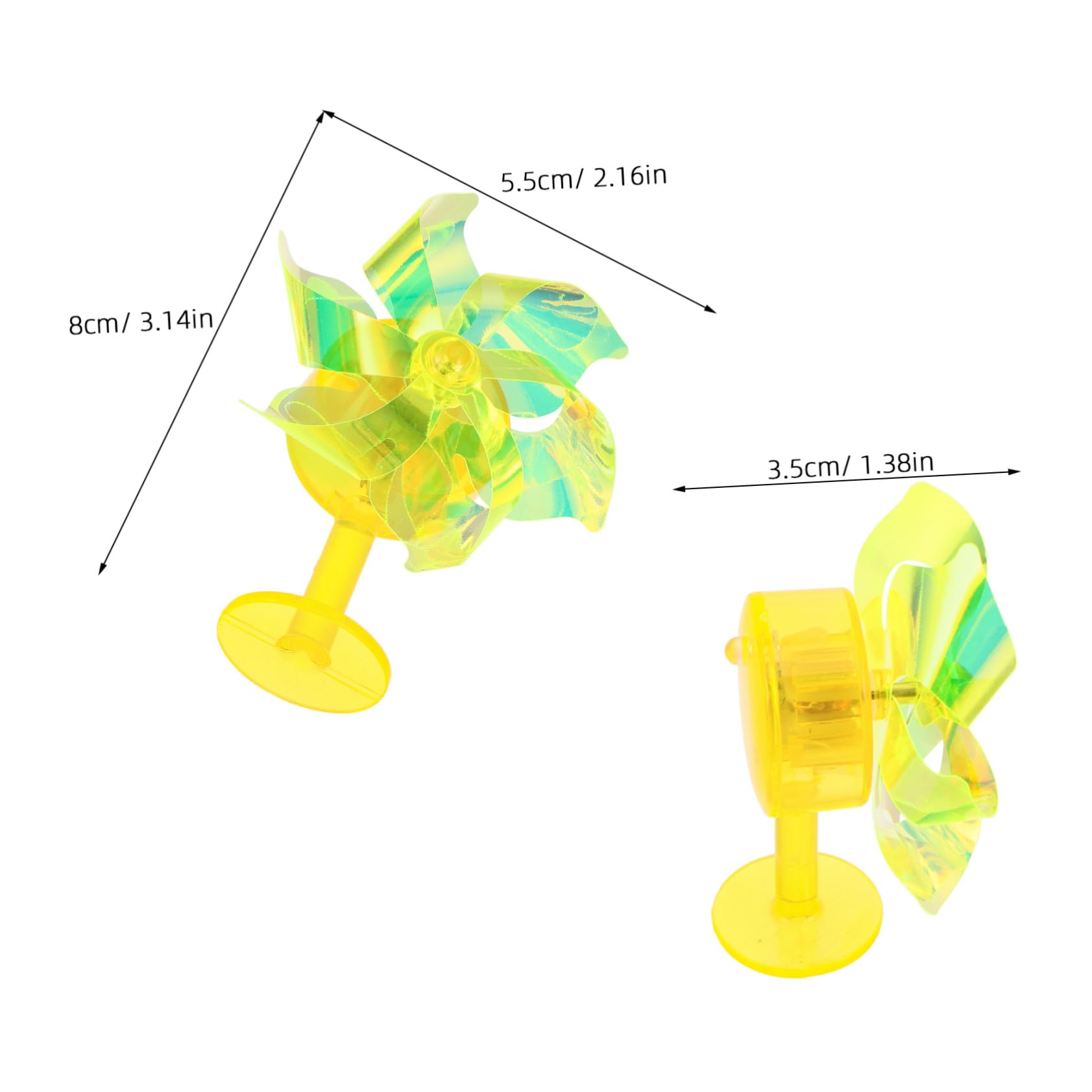 VICASKY 2pcs Wind Powered LED For Electric Vehicles Motorcycles Scooters Lighted Reflector Night Safety Holiday Birthday Decoration Cars Decor