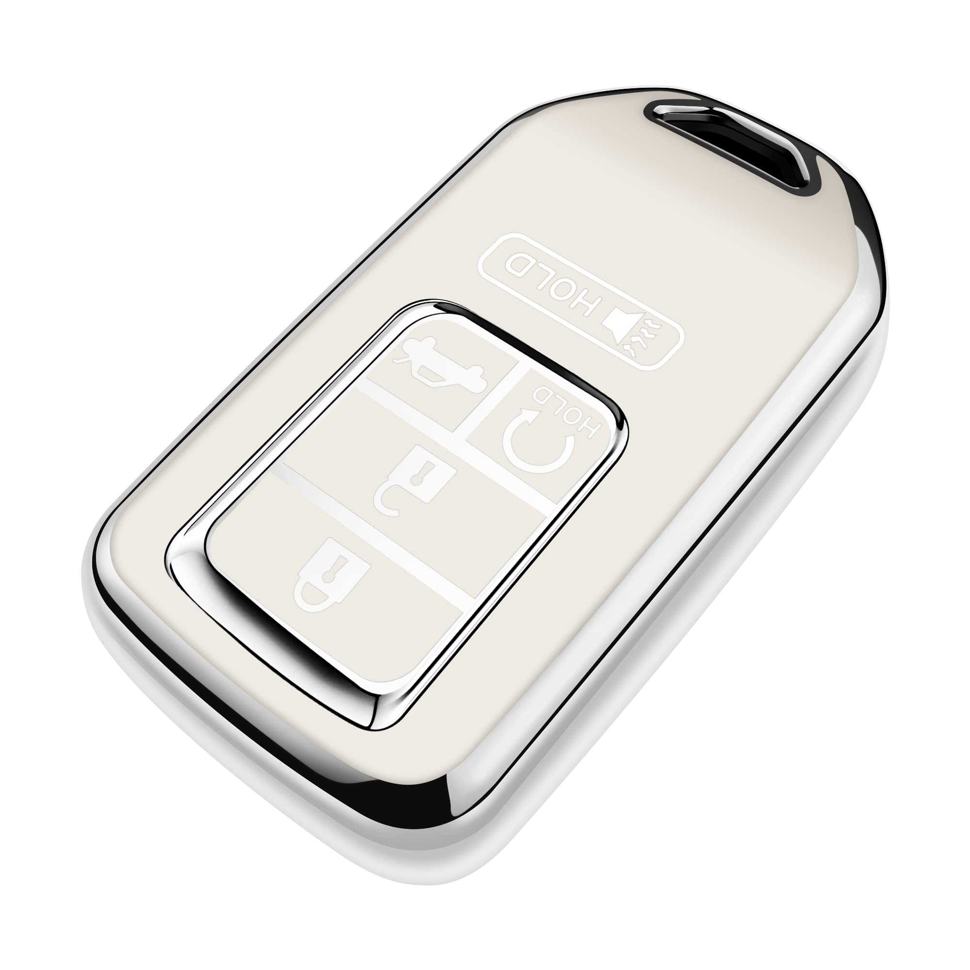 Tukellen for Honda Key Fob Cover, Premium Soft TPU Full Protection Key Fob Case for Honda Accord Civic CRV Pilot Ridgeline Odyssey Passport Smart