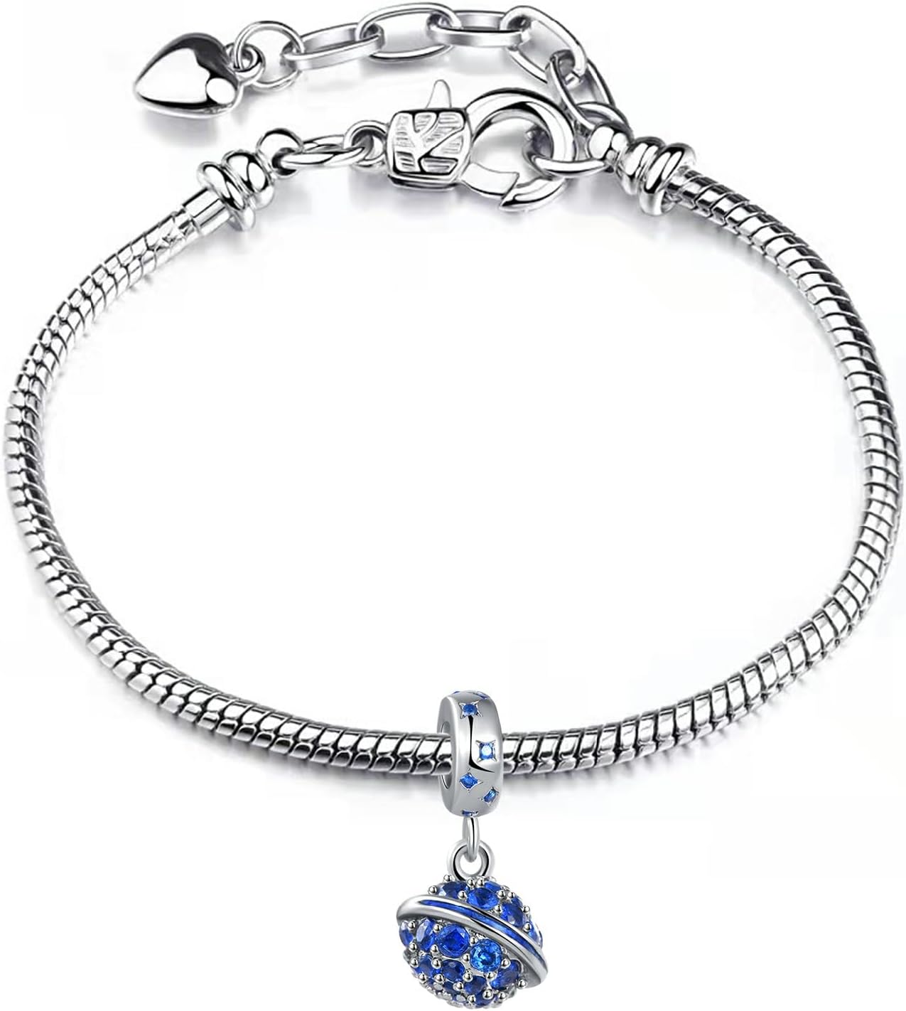 NARTGO The Earth Sun Moon and Star Solar System Charm Compatible with Pandora Charms Bracelets - Image 4