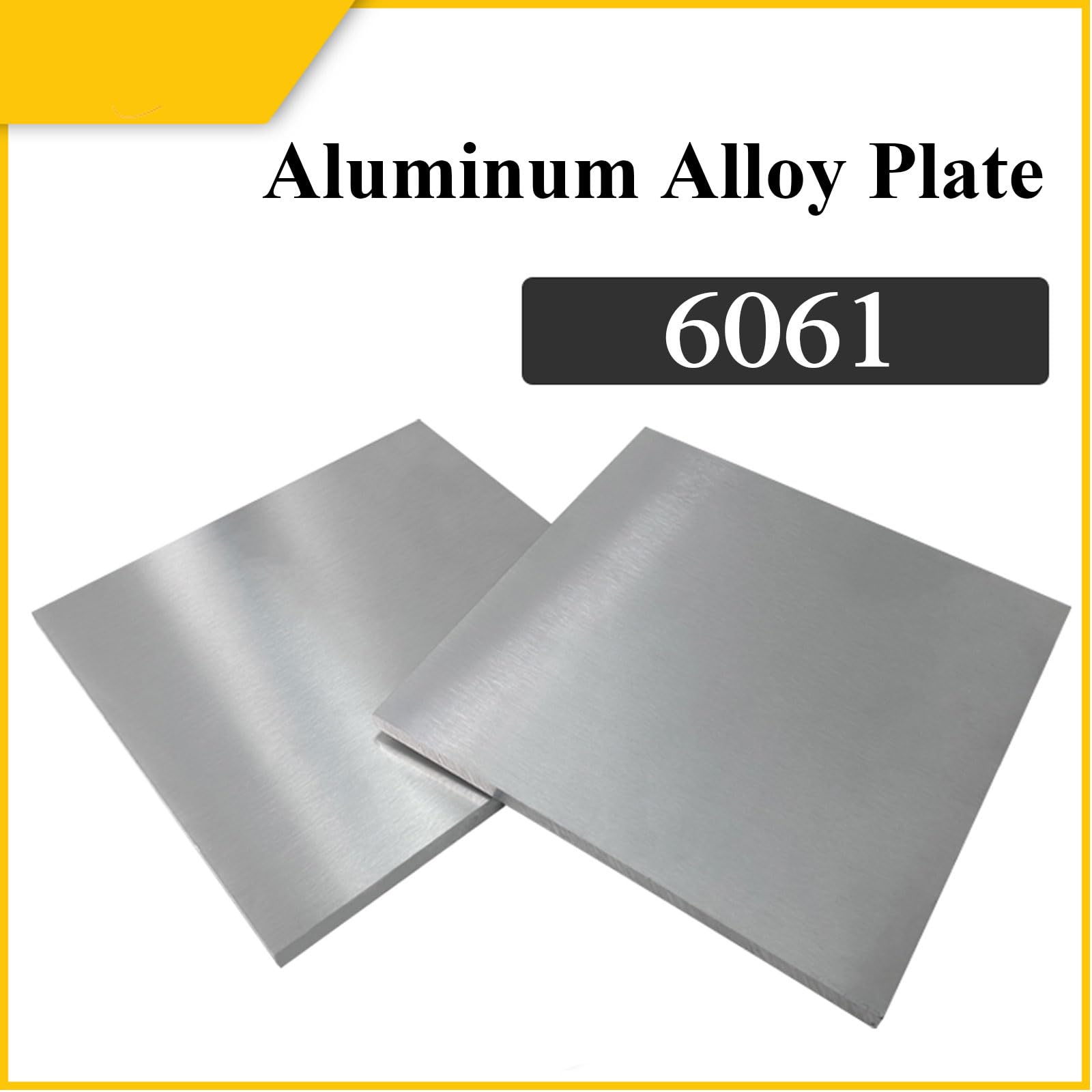 6061-T6 Aluminiumplatte, 8 mm dick, langlebig, 50 × 50–300 × 300 mm, for Heimwerker, Industrie, Schweißen und Basteln(300x300x8mm)