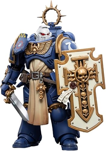 Miniatura 3 de HiPlay JoyToy Warhammer 40K Figura coleccionable Ultramarines Bladeguard Veteran 03 Figura de acción a escala 118 JT2344 (Veterano 03)