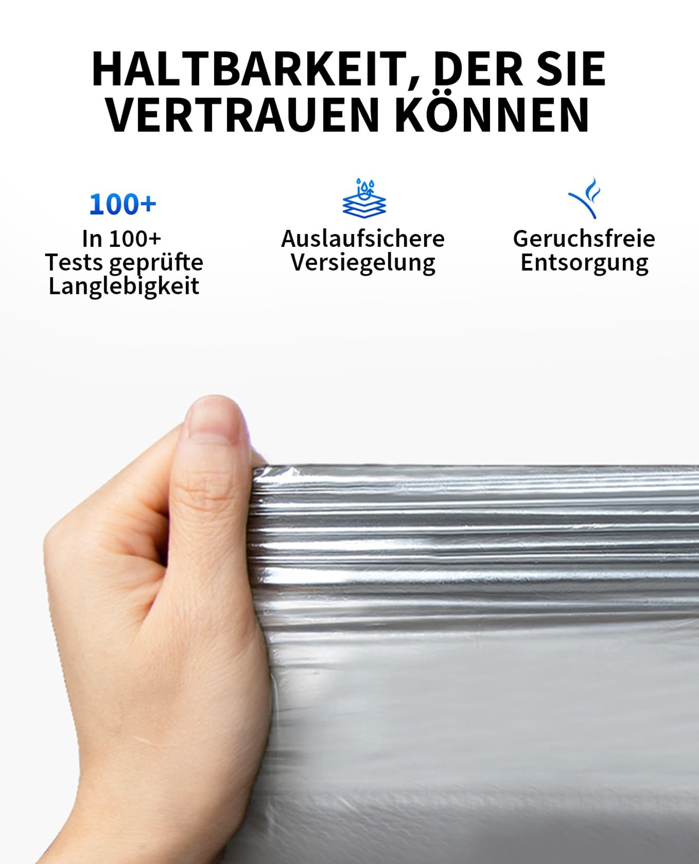 PETKIT Katzenstreu-Beutel, für PUROBOT ULTRA Selbstreinigende Katzentoiletten,4 Rollen, Große Kapazität, Müllbeutel für Selbstreinigende Katzentoiletten