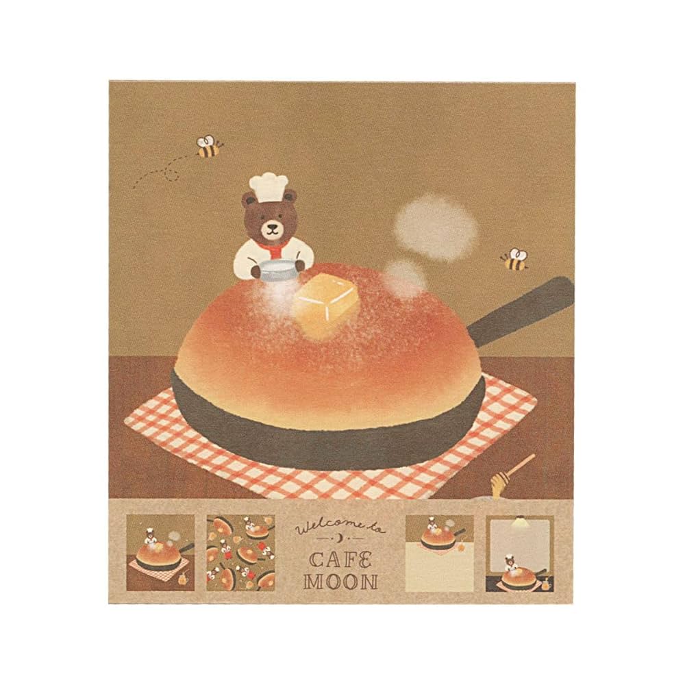 Amazon.co.jp: カフェムーン メモパッド【パンケーキ】メモ メモ