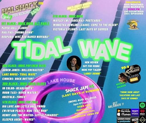 Episode 249: Halshack ep 45 (LAST DAYS OF SUMMER) --SHACKJAM 45--(KERB-ZENO FM) -- Aug 25th 2025--all new indie bands--theme about vacation and summer- Hosted by Halshack