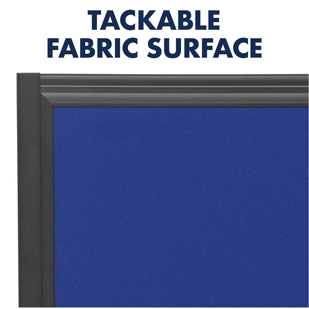 Buy Quartet Fabric Bulletin Board Display Panel System, 6' x 3', Double