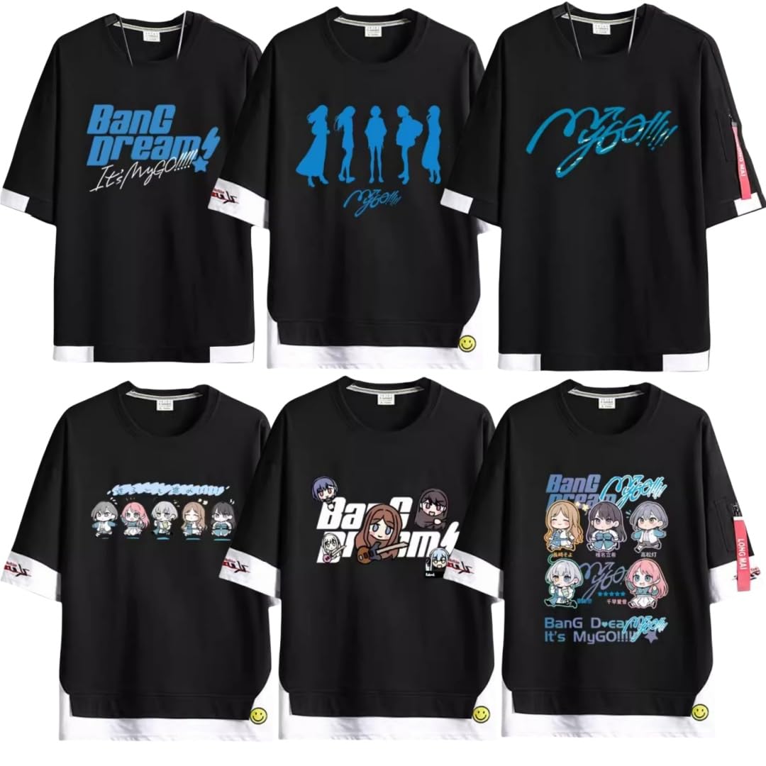 Amazon.co.jp: BanG Dream! Tシャツ 半袖 It's MyGO 高松燈 千早愛音