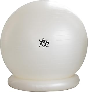 Re バランスボール 55cm 適正身長150~170cm 耐荷重300kg (固定リング ポンプ付) 体幹 エクササイス 椅子代わり 1年間商品保証