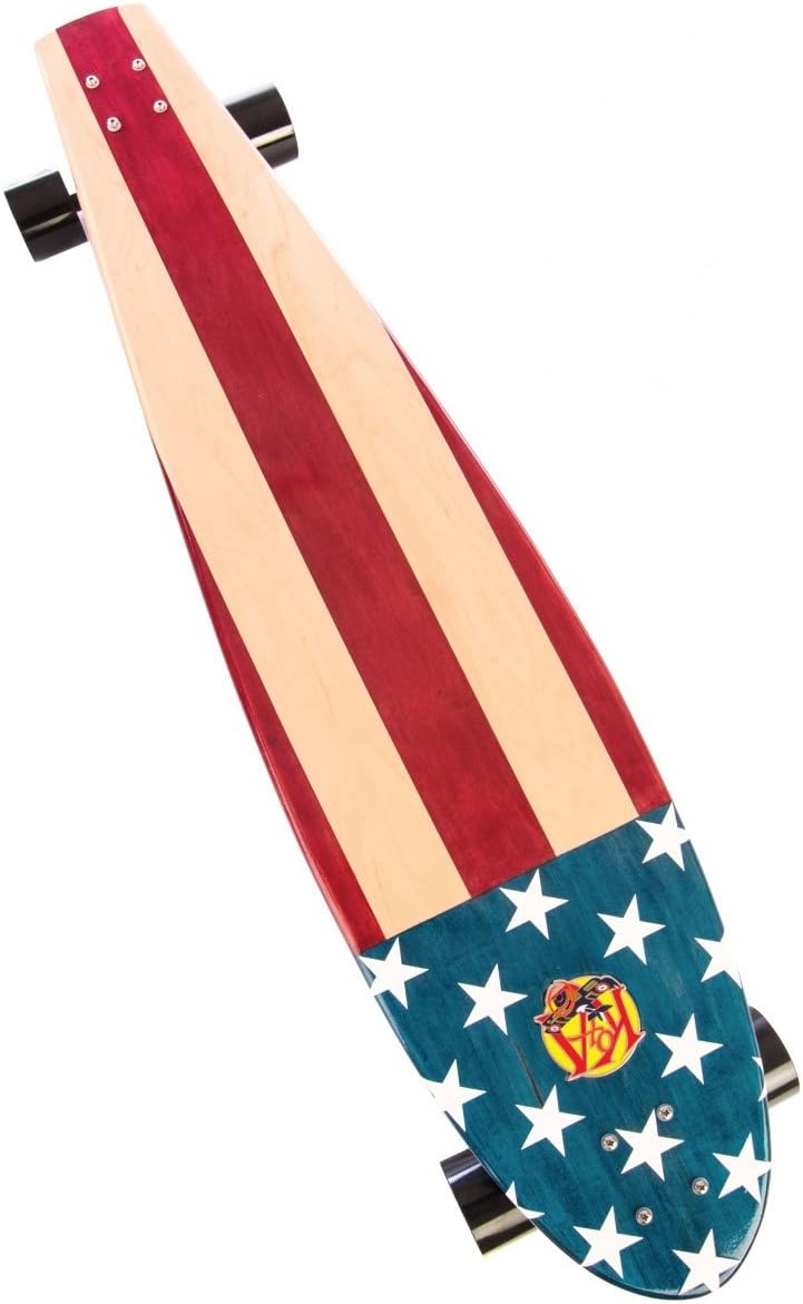 KOTA U.S. Flag Longboard, Nieuport 17 Style Complete Board