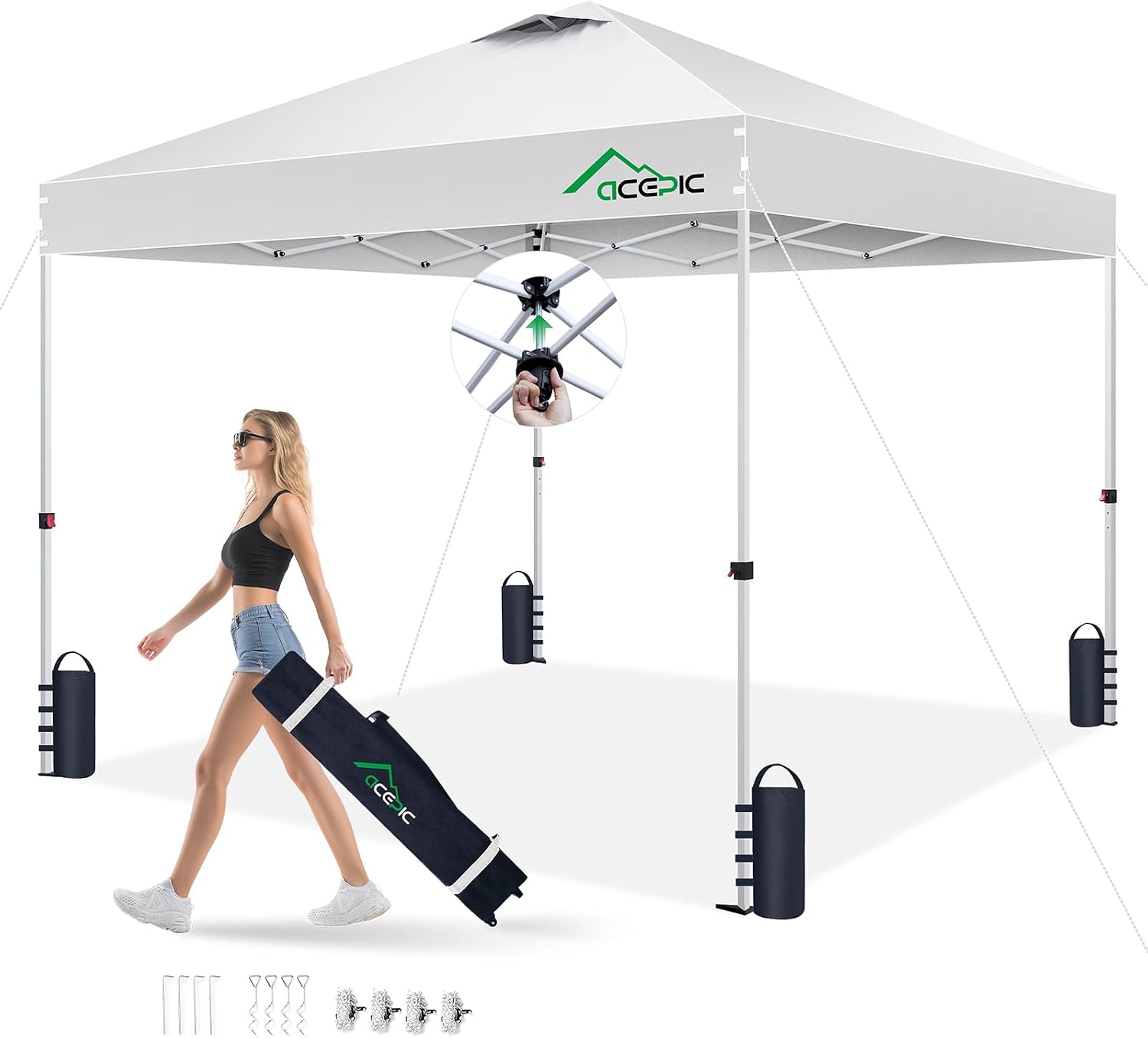 Acepic 10x10 Pop Up Canopy Tent