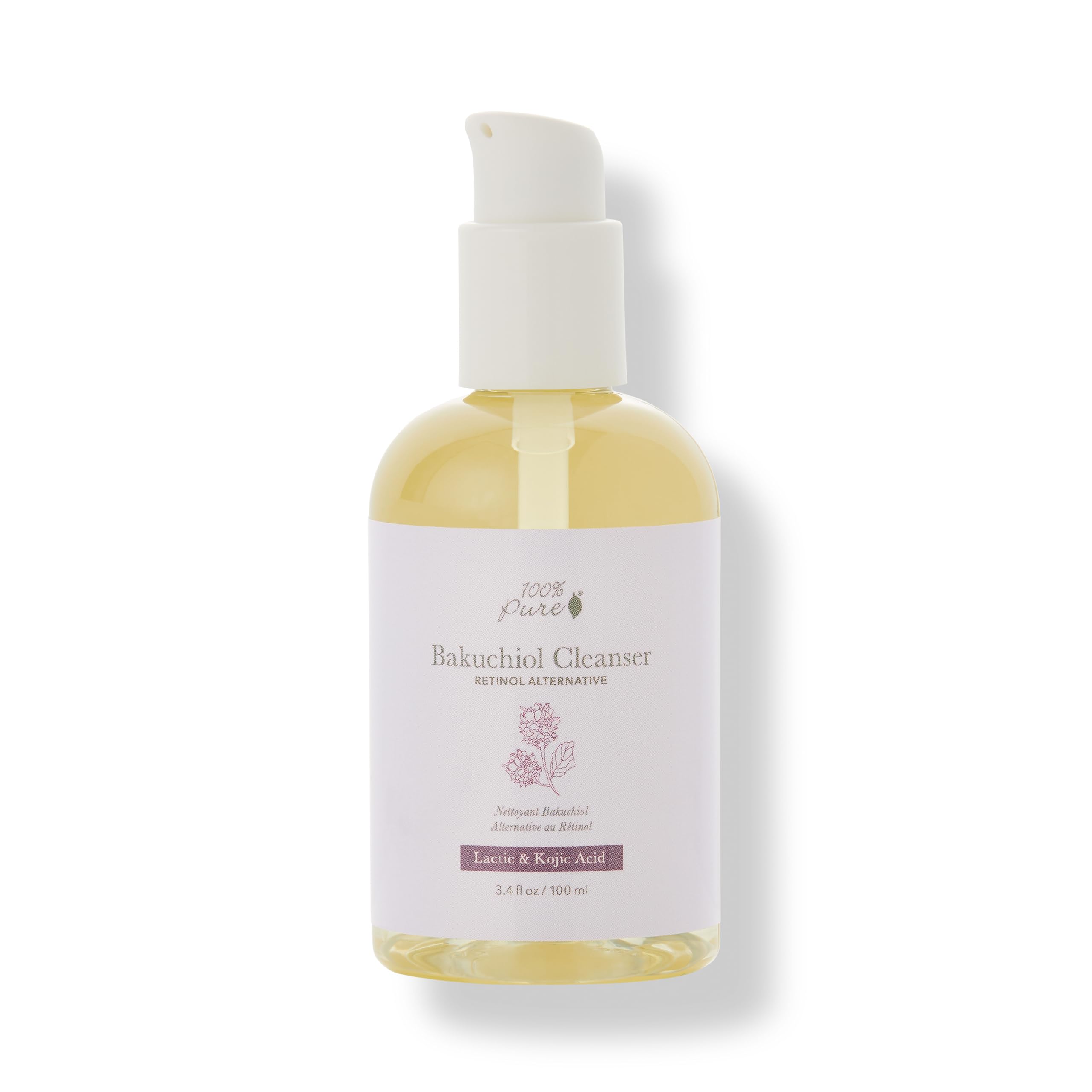 Sponsored Ad - Bakuchiol Face Cleanser Plant-Based Retinol Alternative Anti Aging Face Wash Gentle Kojic Acid & Licorice Daily Skincare Boost - Fresh Foam Facial Cleansing for Women & Men - 3.4 fl oz