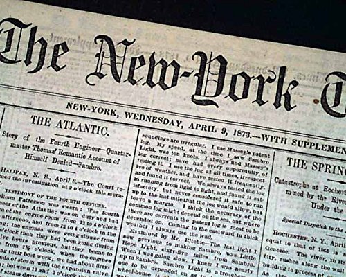 Brigham Young Retiring & Buffalo Bill William Cody Texas Jack Ad 1873 Newspaper #TOP4