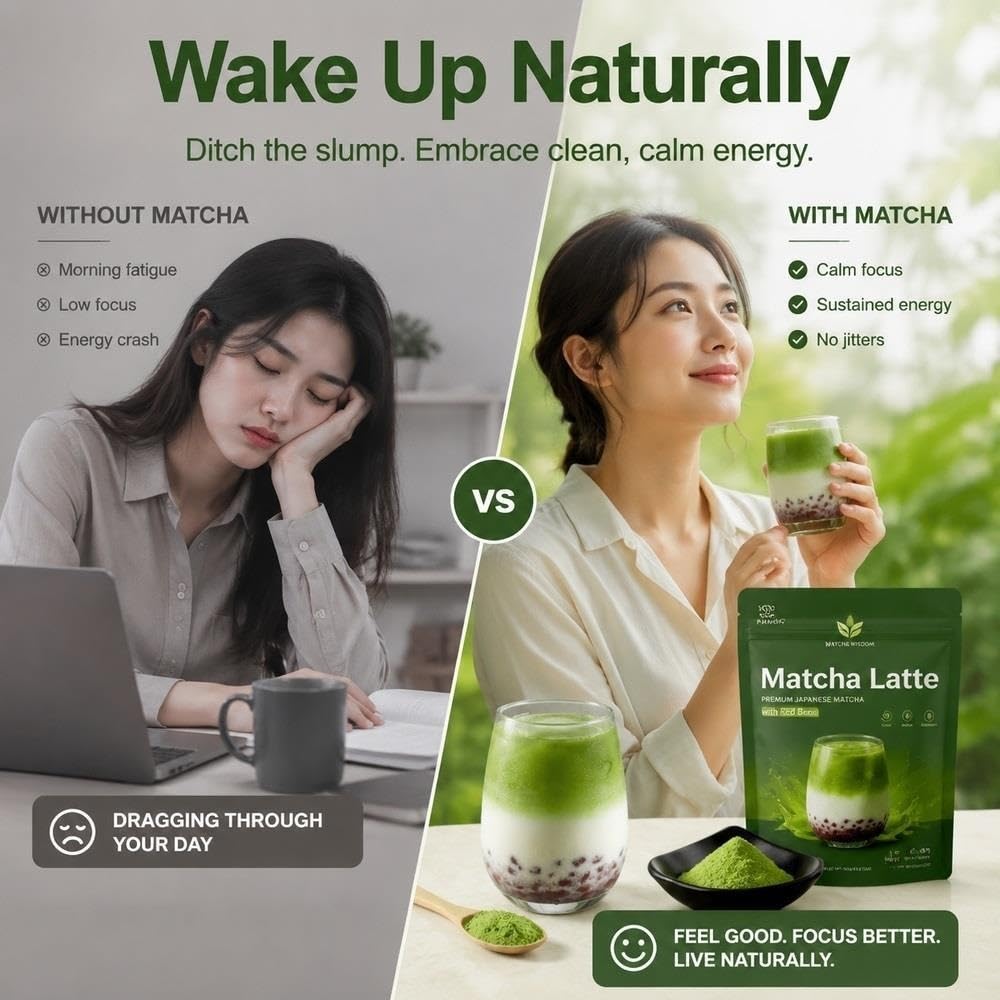 Czysty proszek Matcha, organiczny, do latte i pieczenia