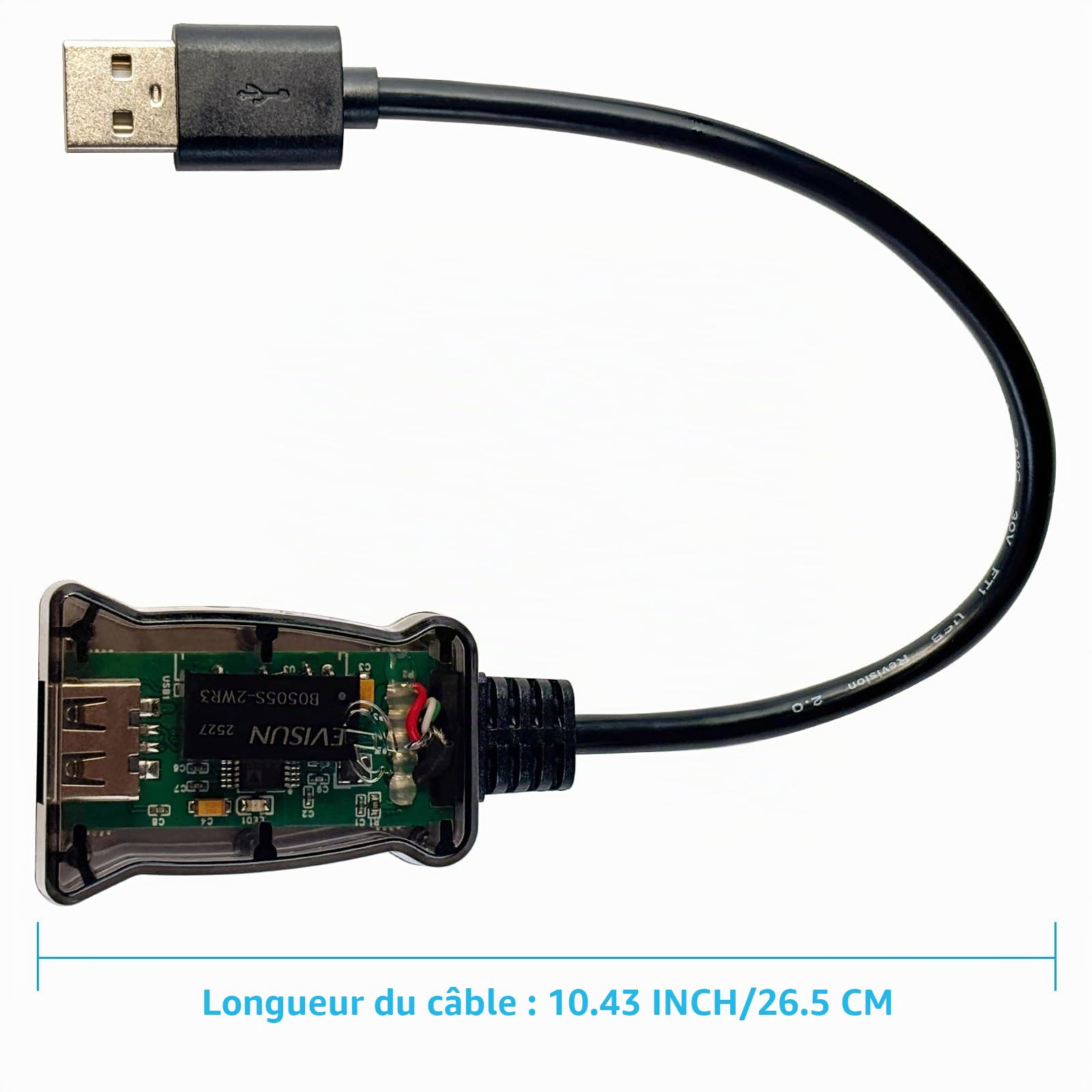DSD Tech Isolateur USB SH-G01L Prend en Charge l'isolation Haute Vitesse USB 2.0 480Mbps