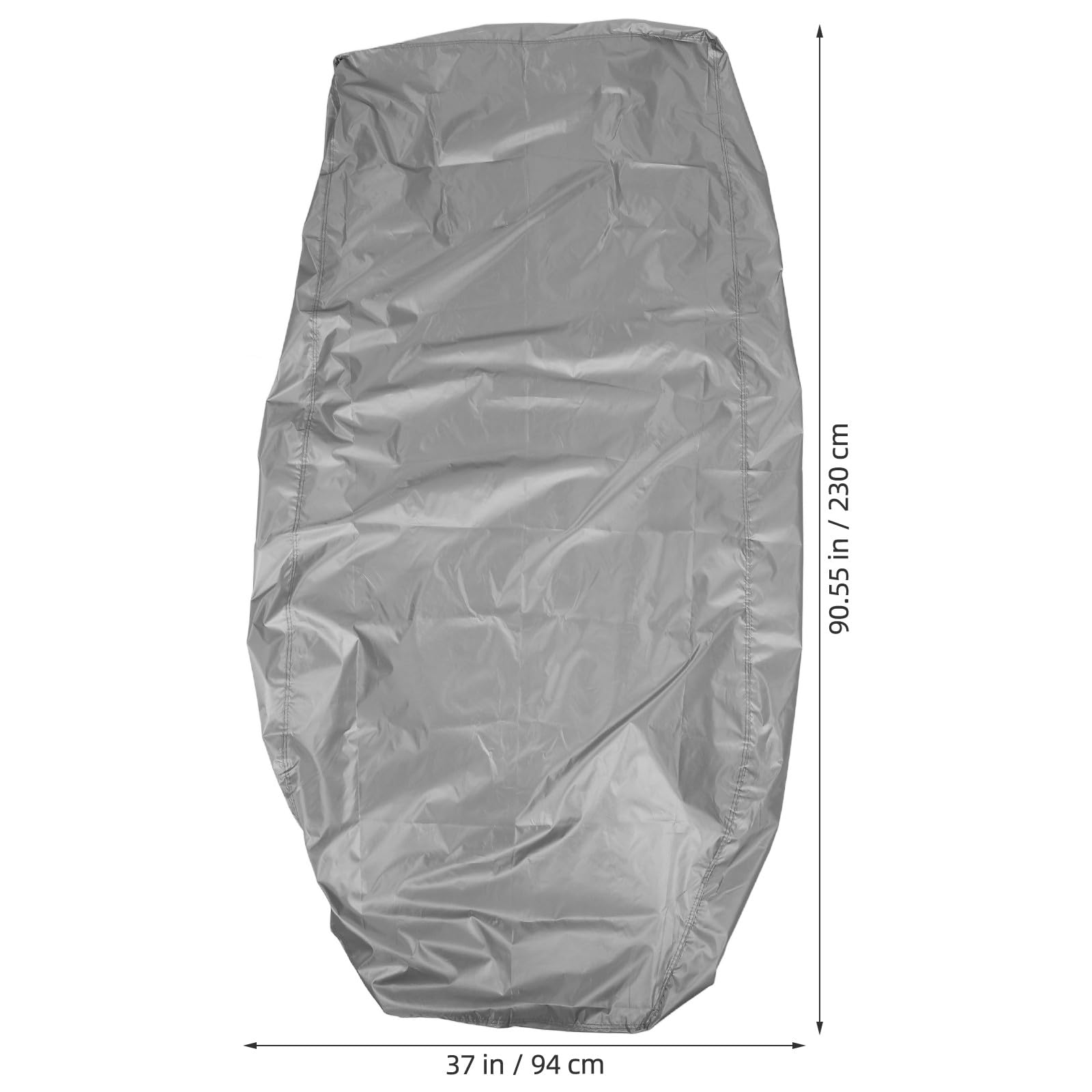 SOLUSTRE Housse de Protection Bateau Polyvalente en Polyester et Caoutchouc, Imperméable Protection Uv, Adaptée pour Bateaux Gonflables et Activités de Pêche en Plein Air