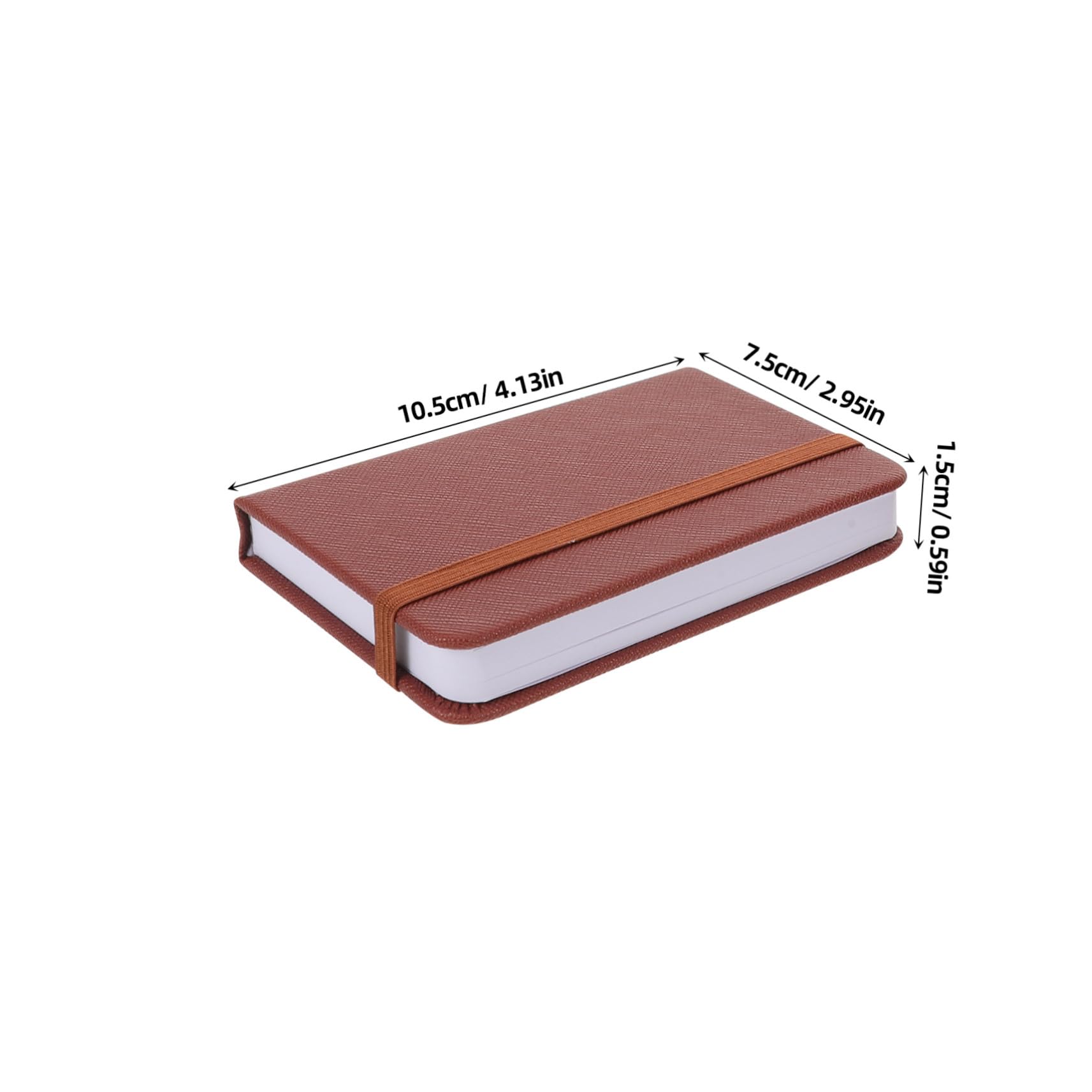 SHINEOFI 10pièces Lot de Carnets Mini de Poche avec Pages Lignées et Marque-page Ruban pour Planification Quotidienne
