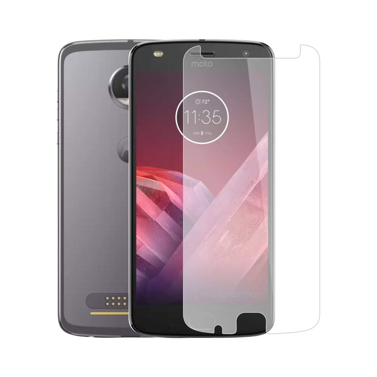 Pellicola Vetro Temperato Moto Z2 Play Pellicola In Vetro Temperato Per Motorola Moto Z2 Play - Protezione Schermo 9H, Trasparente Vetro Temperato 9H Motorola