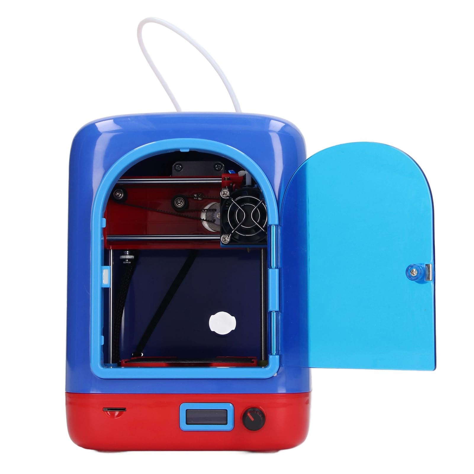 Stampante 3D, 80x80x80mm Ugello 0,6 Mm Ad Alta Precisione Mini Stampante 3D Toybox Stampante 3D Impresora 3D con PLA Consumabili per Artigianato Fai-da-te (Spina UE 100-240 V)