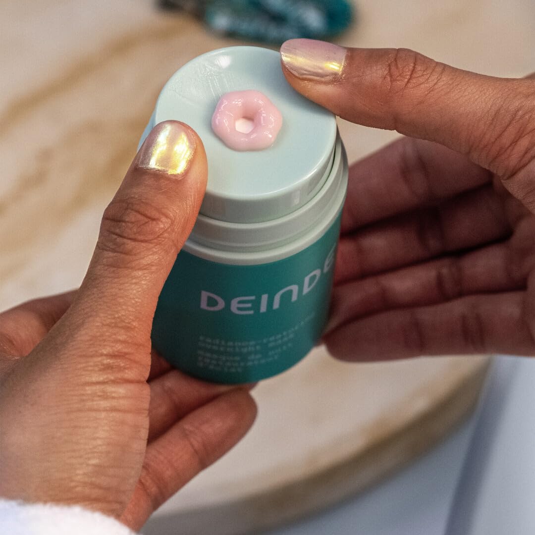 DEINDE Sleep + Sculpt Duo with Radiance-Restoring Overnight Mask and Overnight-Sculpting Face Tape for Restored Radiance, Smoothness, and Reduced Appearance of Fine Lines by Morning.