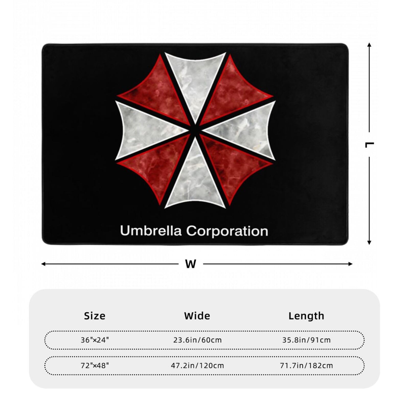 Amazon | バイオハザード Biohazard Umbrella ラグ カーペット 滑り