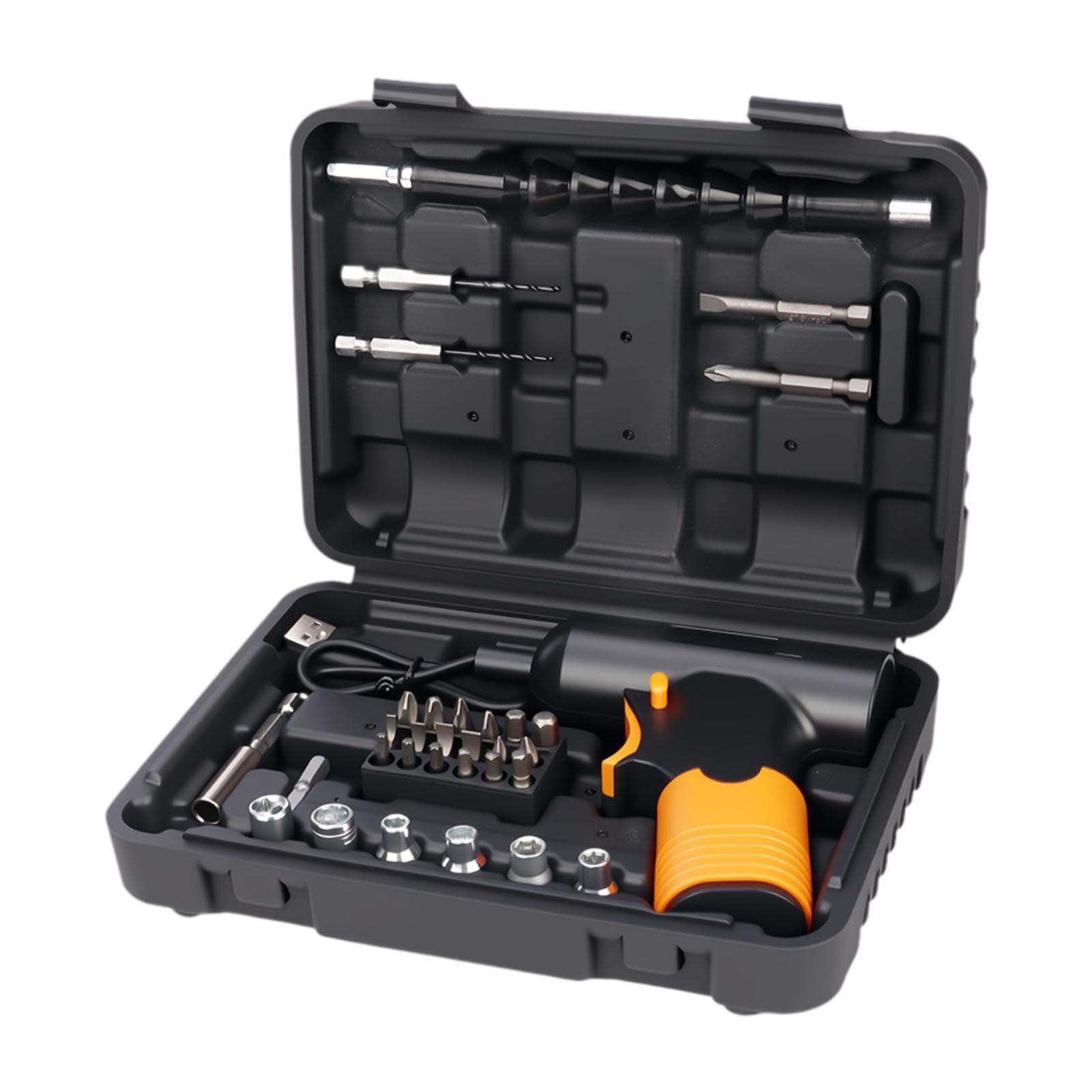 Electric Screwdriver Set Power Screwdriver Hand Tools Lightweight Portable Small Power Drill Set for Office Home