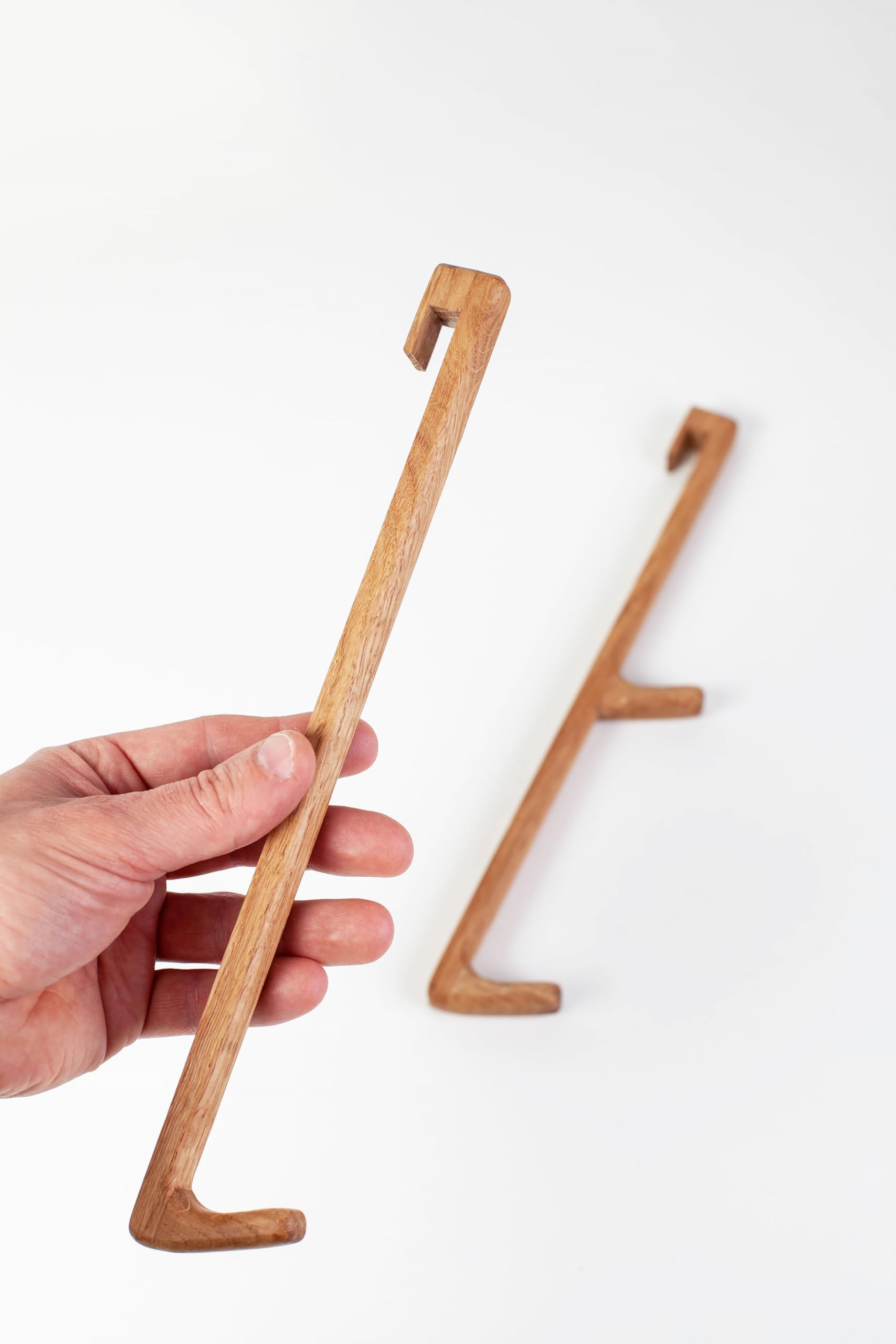 Ganci per towel in legno per porte da doccia, in oak coat hooks moderni, decorazioni per la casa, decorazione della casa, N22 Germany (gancio singolo, 10-12,5 mm)