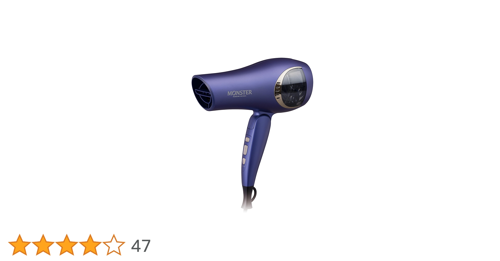 【新品未使用】コイズミ ヘアドライヤー モンスター 大風量 Amazon限定 61qUMVN2oPL._AC_UL210_SR210,