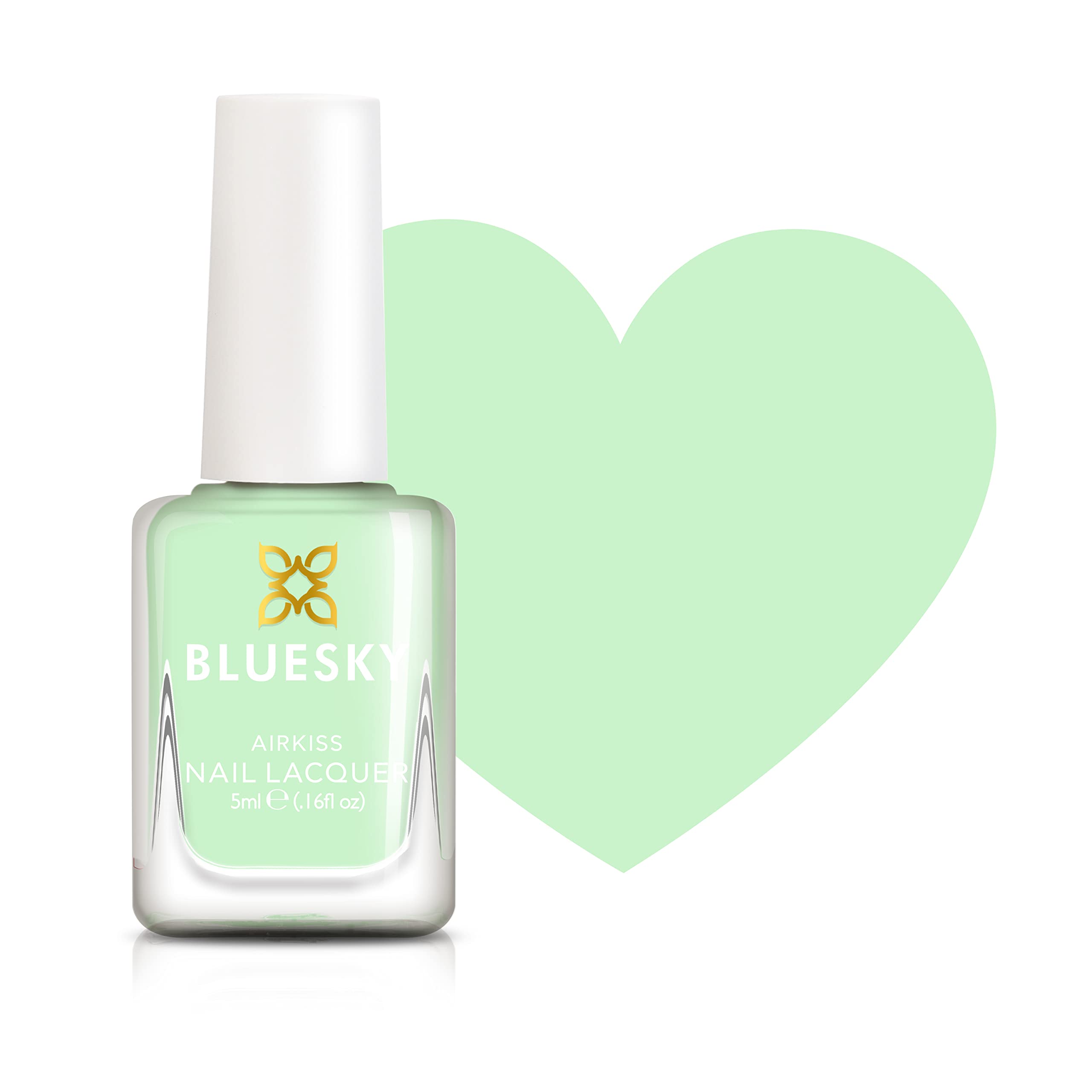 Bluesky Kids Nail Varnish – ICE CREAM DREAM, Green. Easy Peel-off, Non-Toxic, Water- based, Odour-free Nail Polish for Kids, 5ml