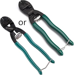 8-Inch Mini Bolt Cutter Vanadium Steel Construction Hardened Cutting Edges Designed For Heavy Duty Wire Bolt Mini Bolt Cutters 8 Inch Bolt Cutters Heavy Duty