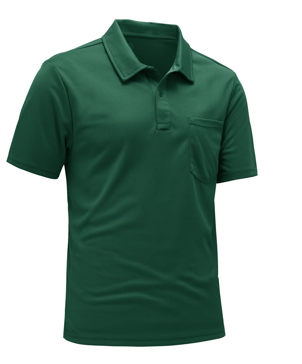 YSENTOMen's Polo Shirts Dry Fit Short Sleeve Collared Golf T Shirts with Pocket