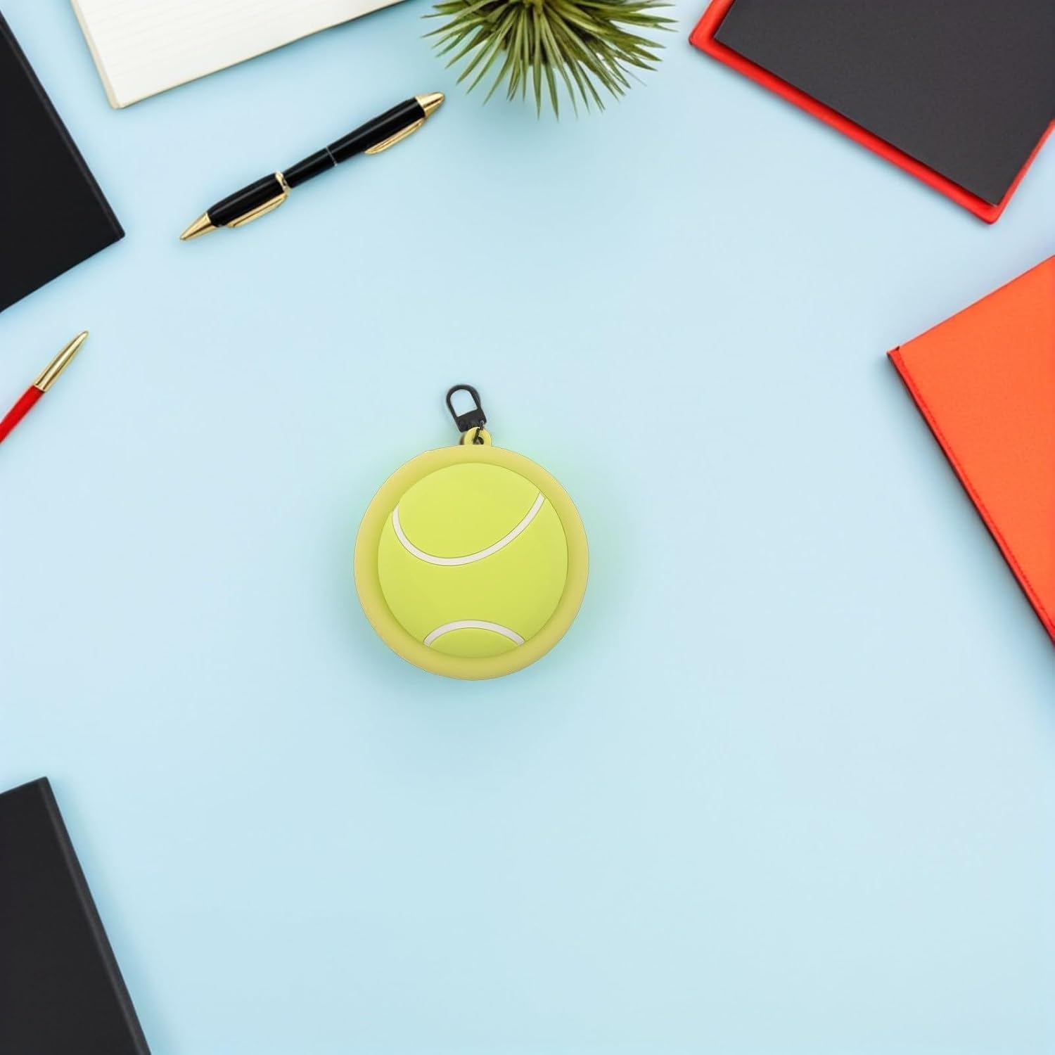 TOYANDONA Mini Earbud Zipper Purse Coin Lightweight with Tennis Silicone Portable Case Organizing and Coins, Keys, and Headphones, for Daily Use and Sports