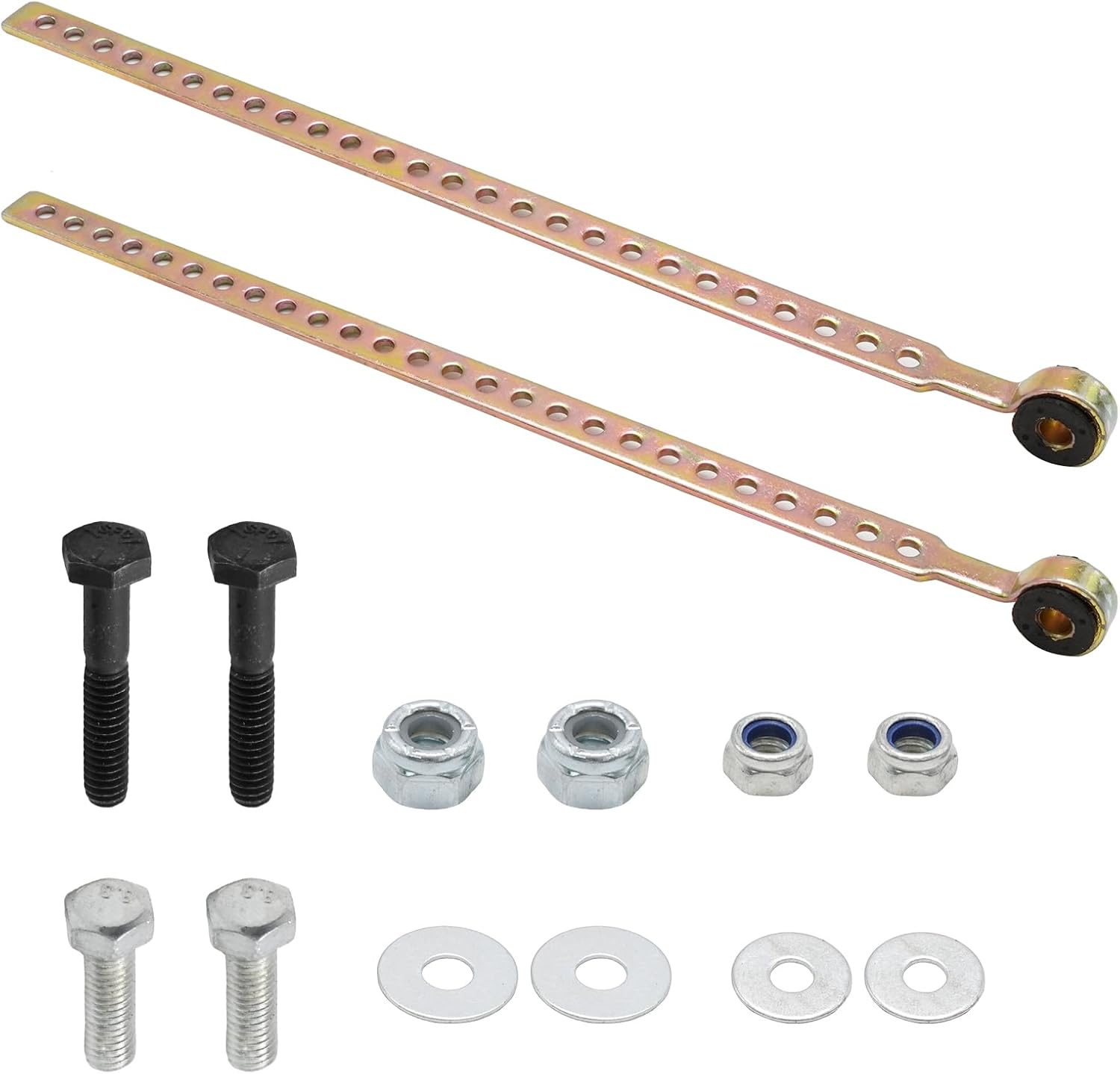MDEOOSKY 48100367 Height Control Valve Linkage, 14" Max Adjustable Strap Linkage for Air Spring Bag, SRK503 Air Suspension Leveling Kit for Trucks and Tractors Replacement MP5174AL